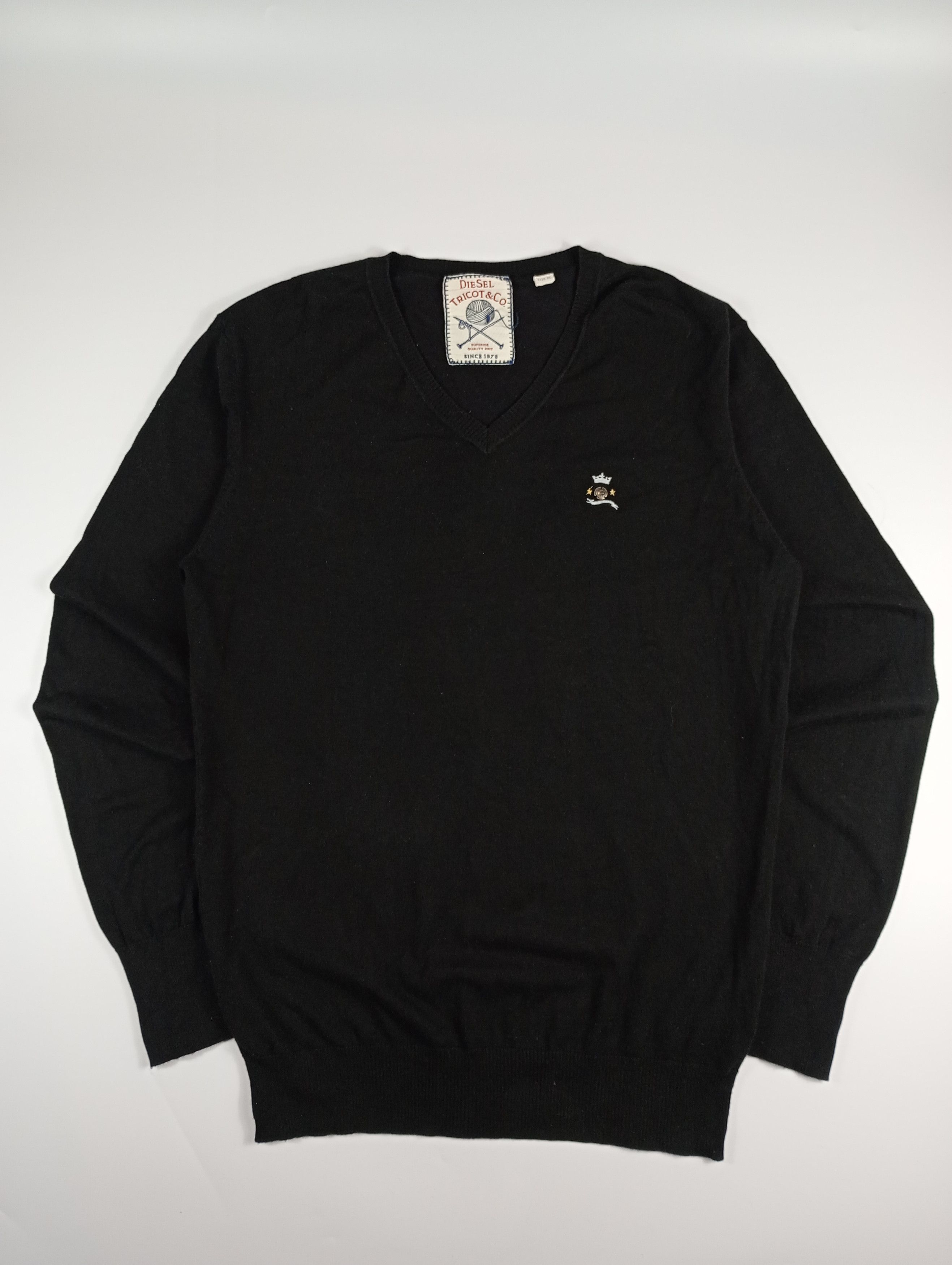 Diesel × Vintage Diesel Tricot & Co. sweter (vintage) Size US XL / EU 56 / 4 - 1 Thumbnail