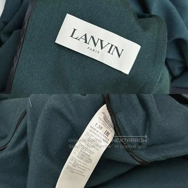 Lanvin Lanvin Women's Green Wool Trench Coat . Size M / US 6-8 / IT 42-44 - 9 Thumbnail