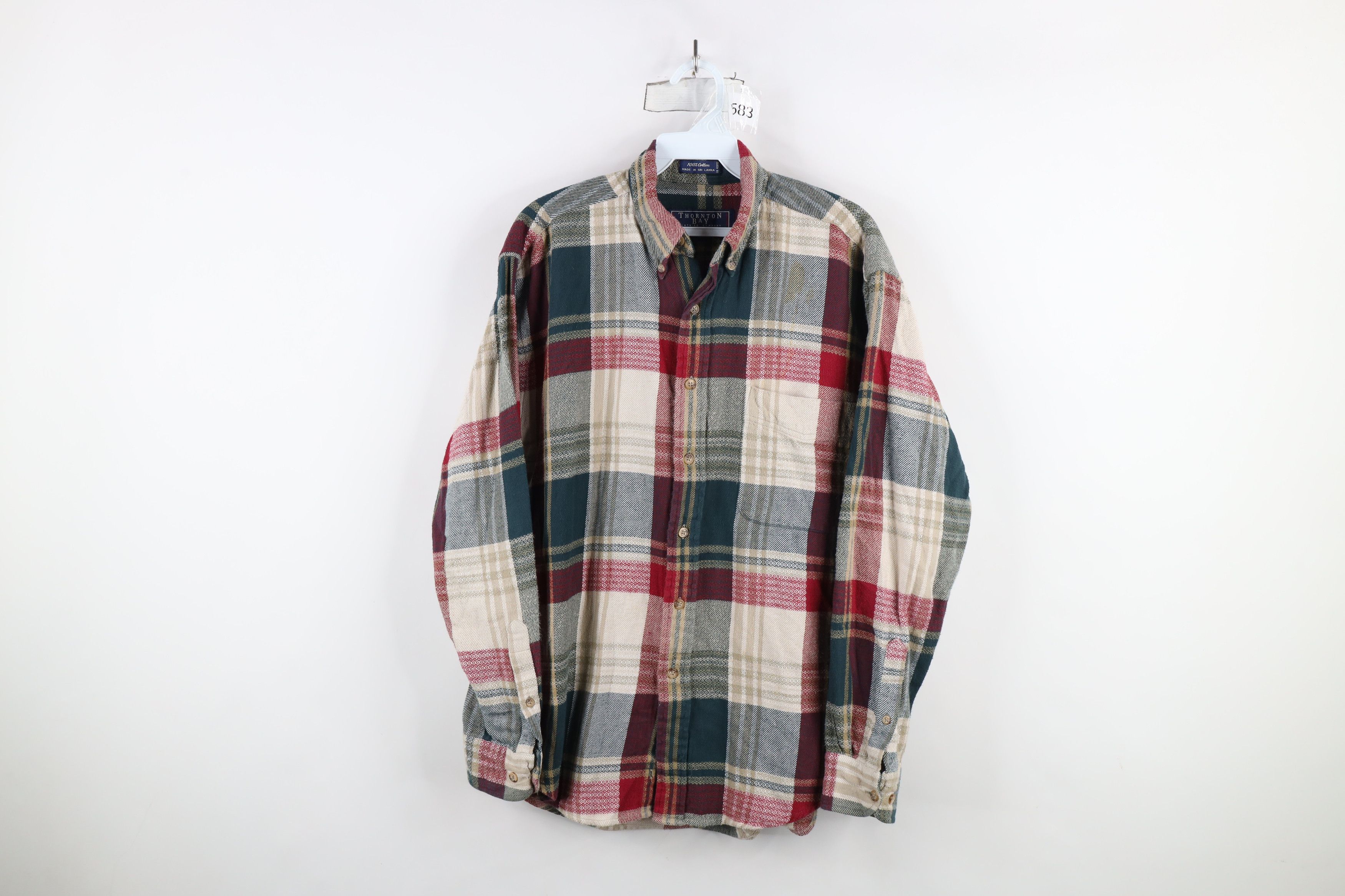 Vintage Vintage 90s Streetwear Checkered Flannel Button Down Shirt Size US M / EU 48-50 / 2 - 1 Thumbnail