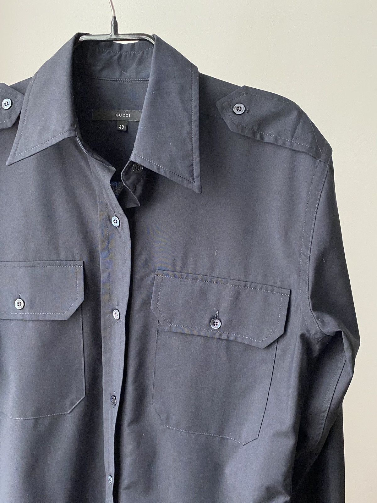 Gucci × Tom Ford Gucci Tom Ford wool shirt Size S / US 4 / IT 40 - 6 Thumbnail