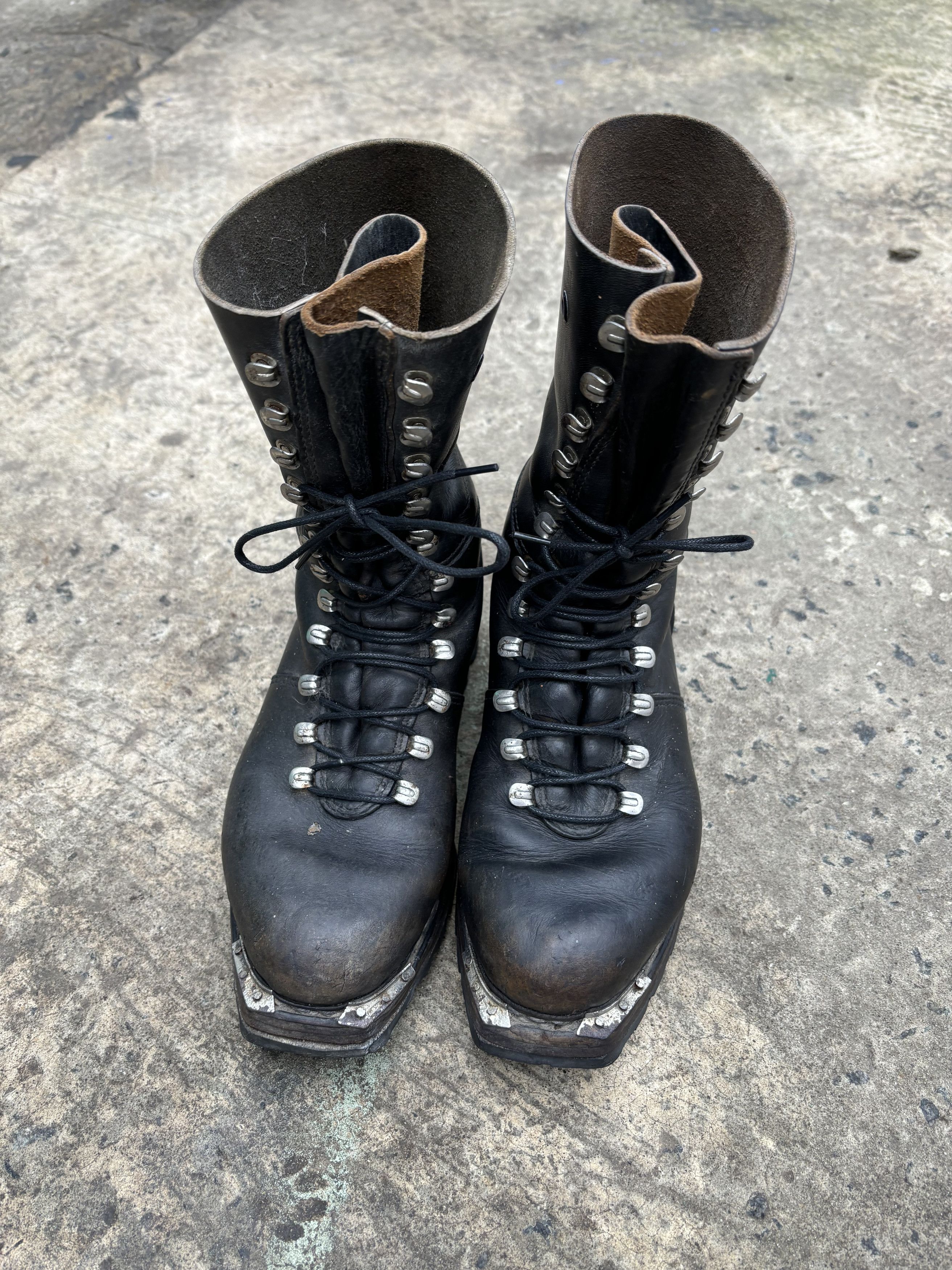 Vintage Vintage 80s Military Paratroopers High Leather Combat Boots Size US 8 / EU 41 - 2 Thumbnail