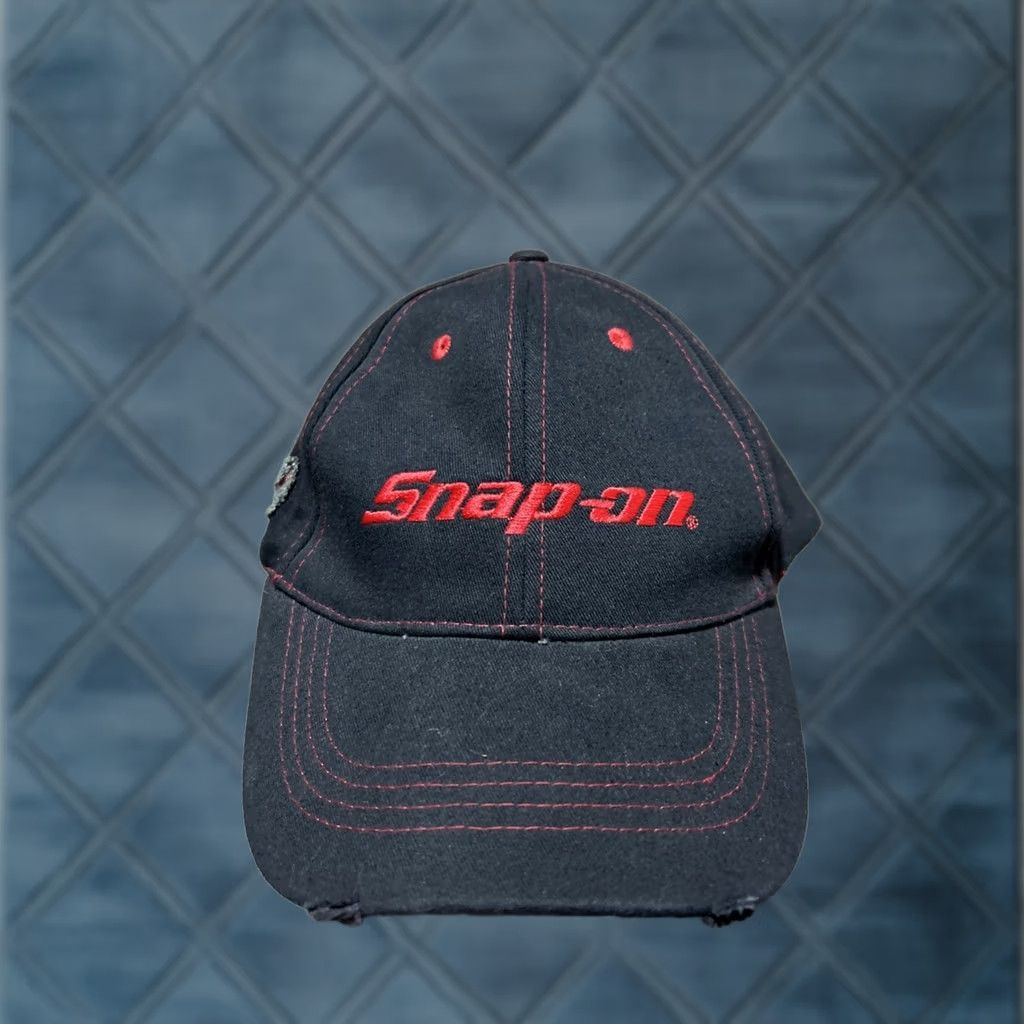 Vintage Snap-On Tools Mens Baseball Cap Hat Adjustable Black Casual Sports Size ONE SIZE - 1 Thumbnail