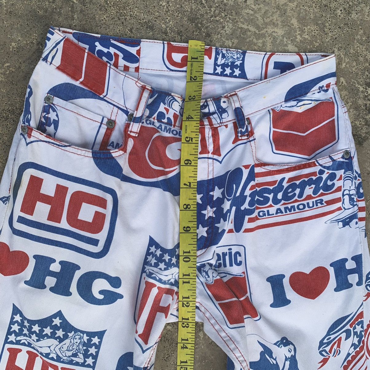 Hysteric Glamour × If Six Was Nine × Seditionaries Skateboard Hysteric glamour Denim Flared Jeans Size 27" / US 4 / IT 40 - 11 Thumbnail