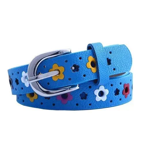 Designer Flower Shaped Candy Buckle Belt Size ONE SIZE - 1 Thumbnail