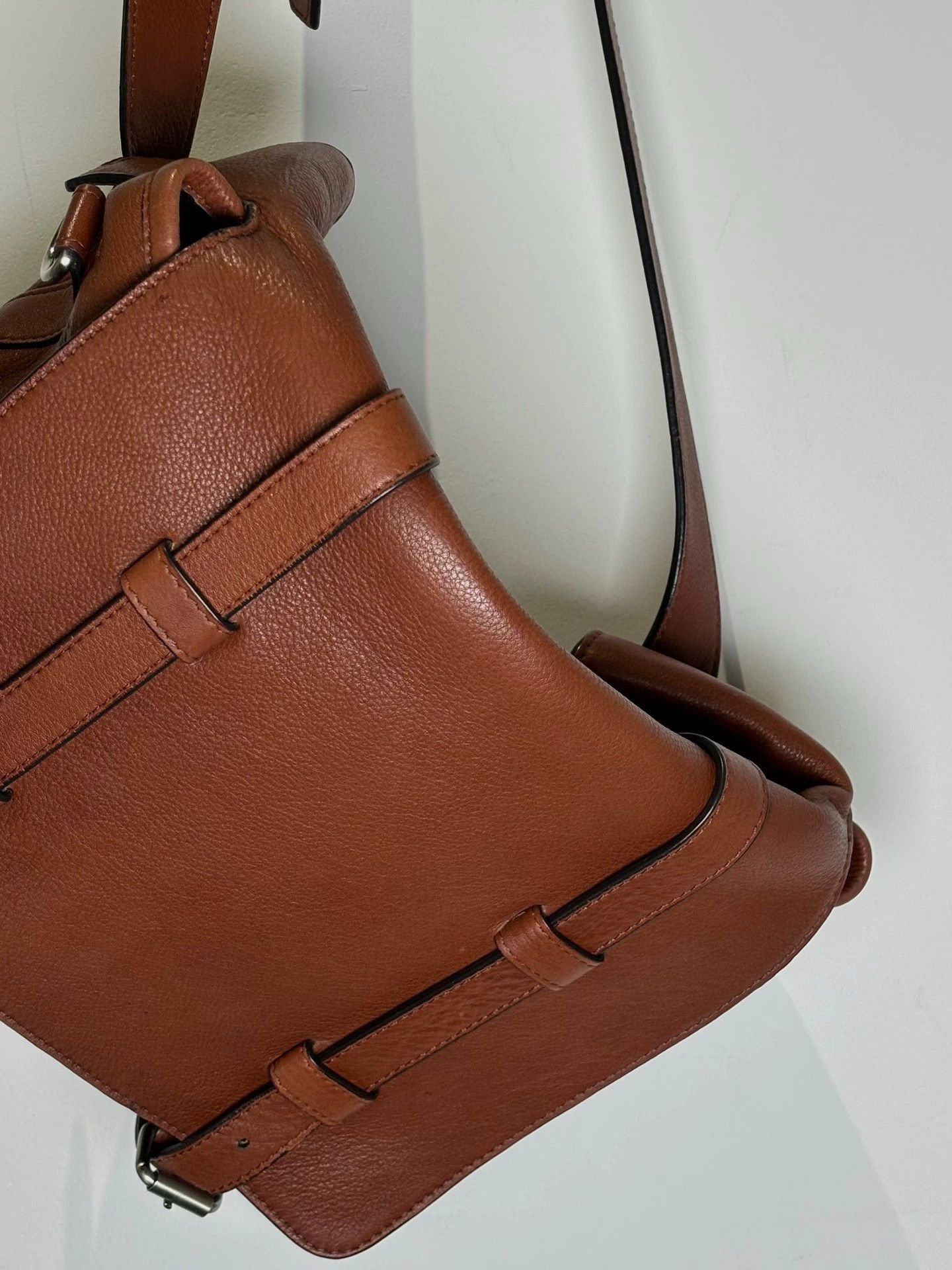 Dries Van Noten Brown Leather Crossbody Bag Size ONE SIZE - 1 Thumbnail