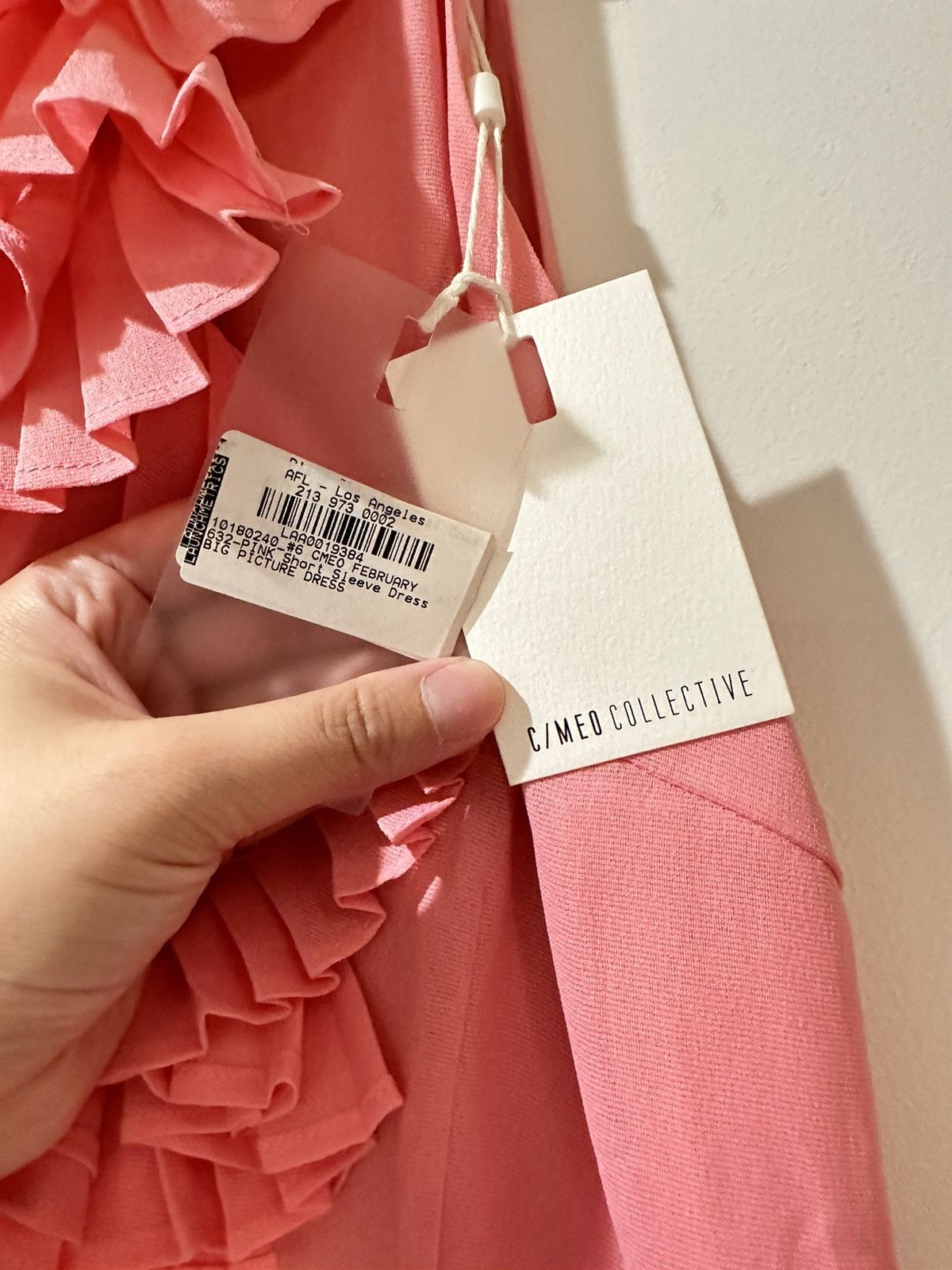 Other CMEO Pink ruffle halter neck mini dress size S Size S / US 4 / IT 40 - 10 Thumbnail