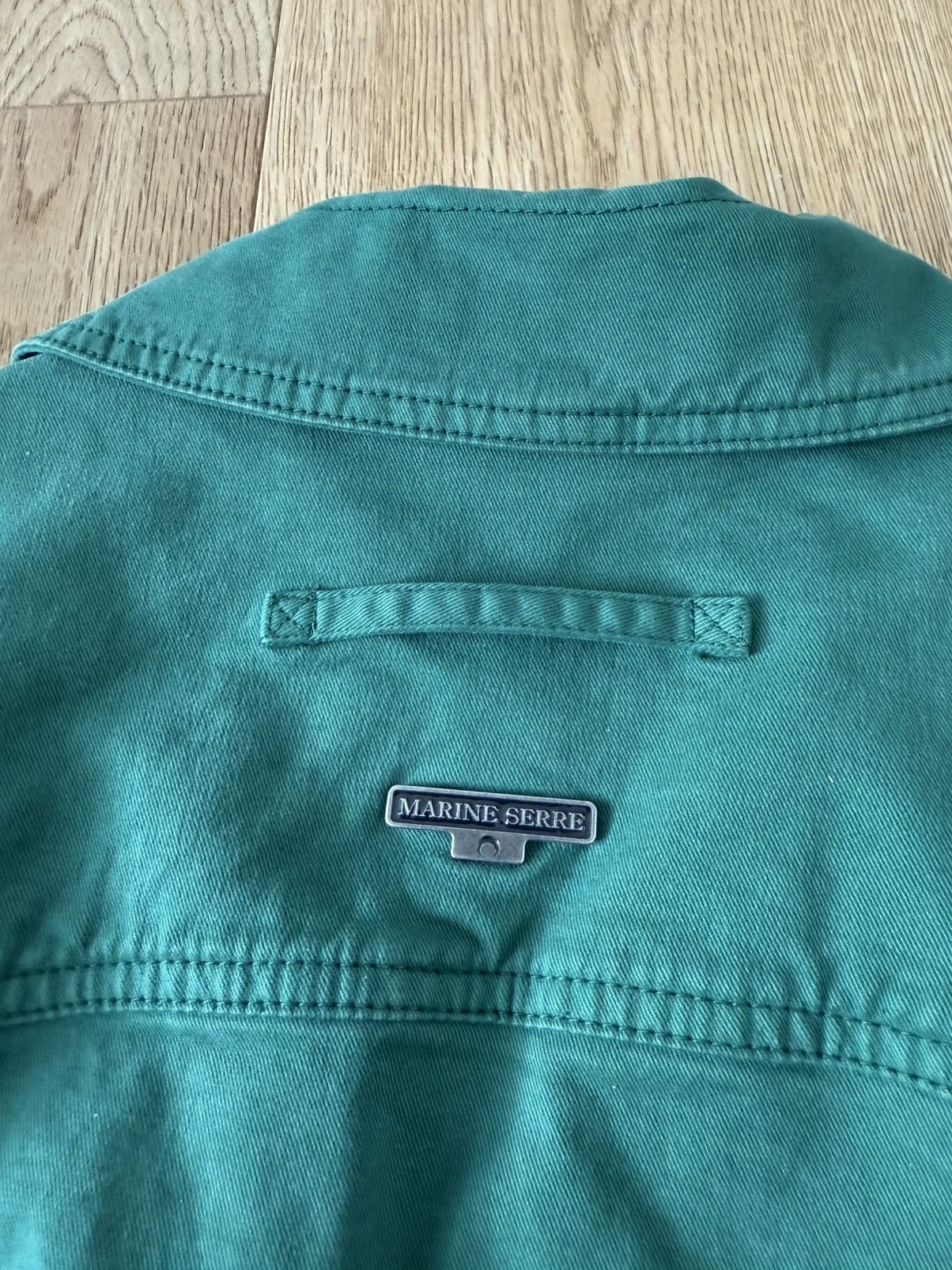 Marine Serre Marine Serre Workwear Jacket Evergreen Size US XS / EU 42 / 0 - 6 Thumbnail