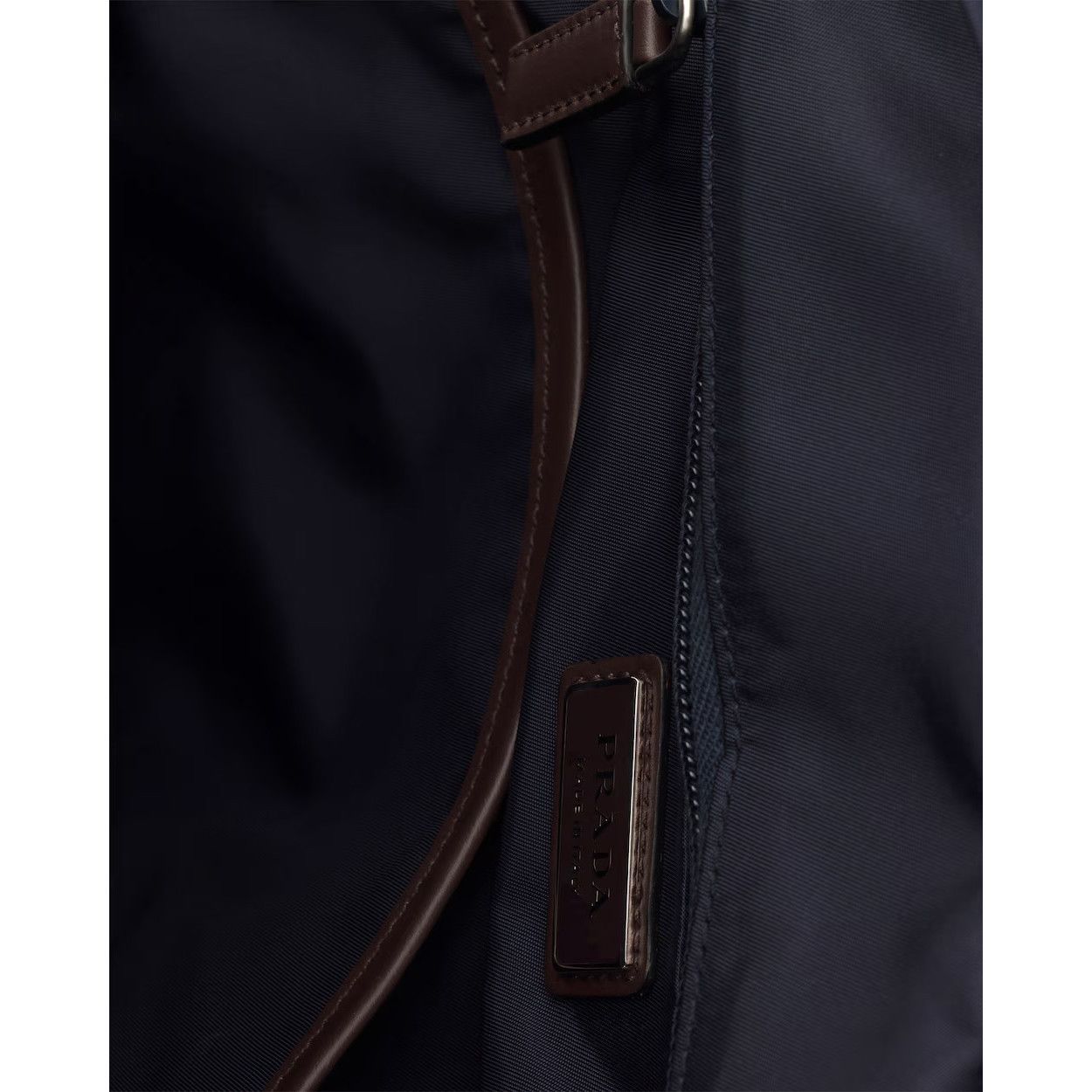 Prada PRADA Speedrock $3100 Navy Re-Nylon/Leather Backpack New & A Size ONE SIZE - 4 Thumbnail