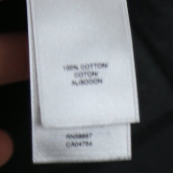 Kenneth Cole Kenneth Cole New York Men's V-neck Short Sleeve Black Shirt Size US M / EU 48-50 / 2 - 5 Thumbnail