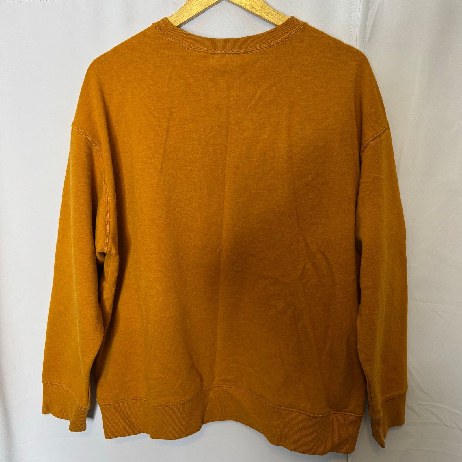 Eddie Bauer Eddie Bauer Women’s XL Mustard Logo Crewneck Sweatshirt Size XL / US 12-14 / IT 48-50 - 3 Thumbnail