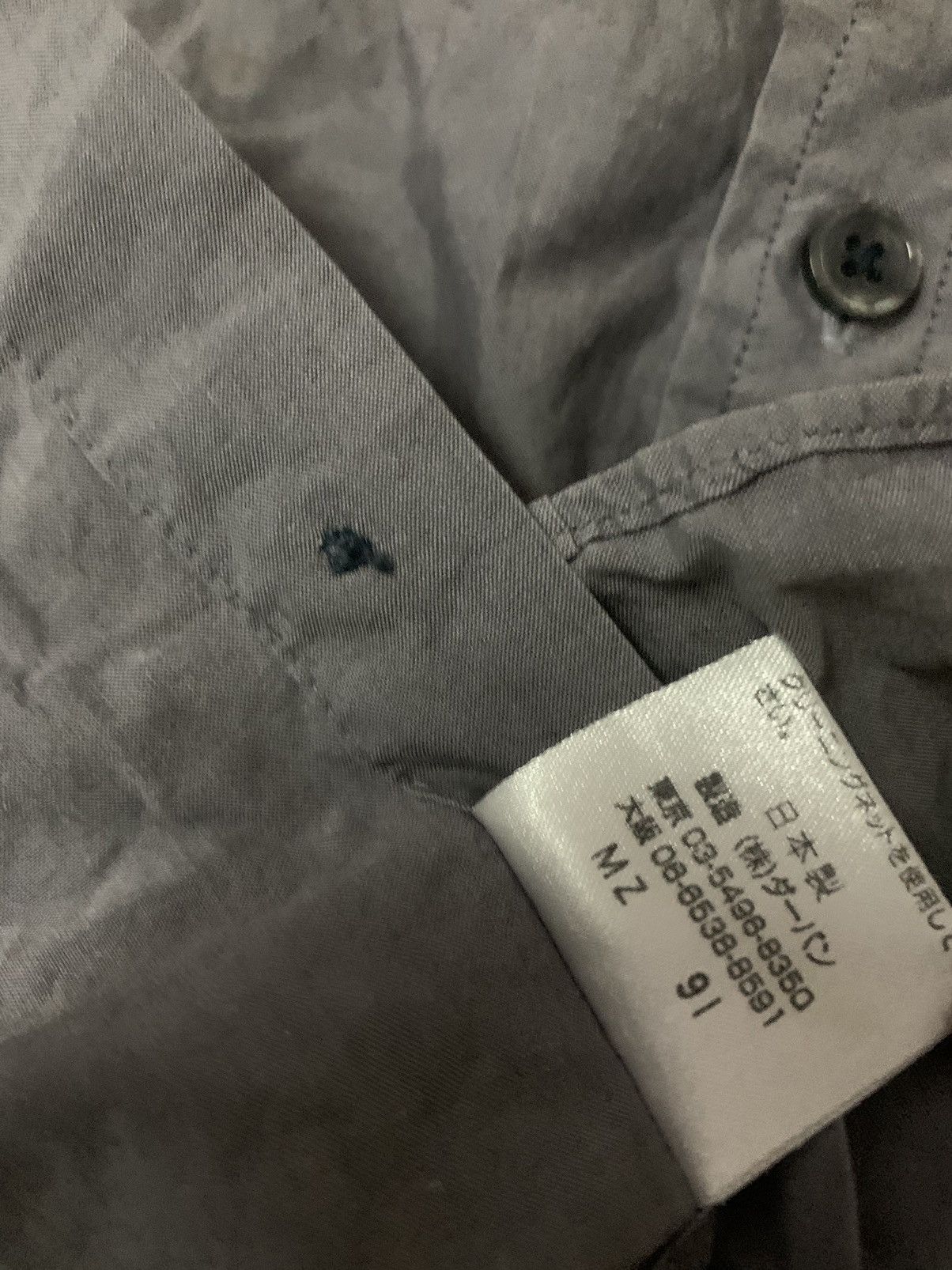 Yohji Yamamoto 💥Yohji Yamamoto A.A.R Button Shirt Size US M / EU 48-50 / 2 - 6 Thumbnail