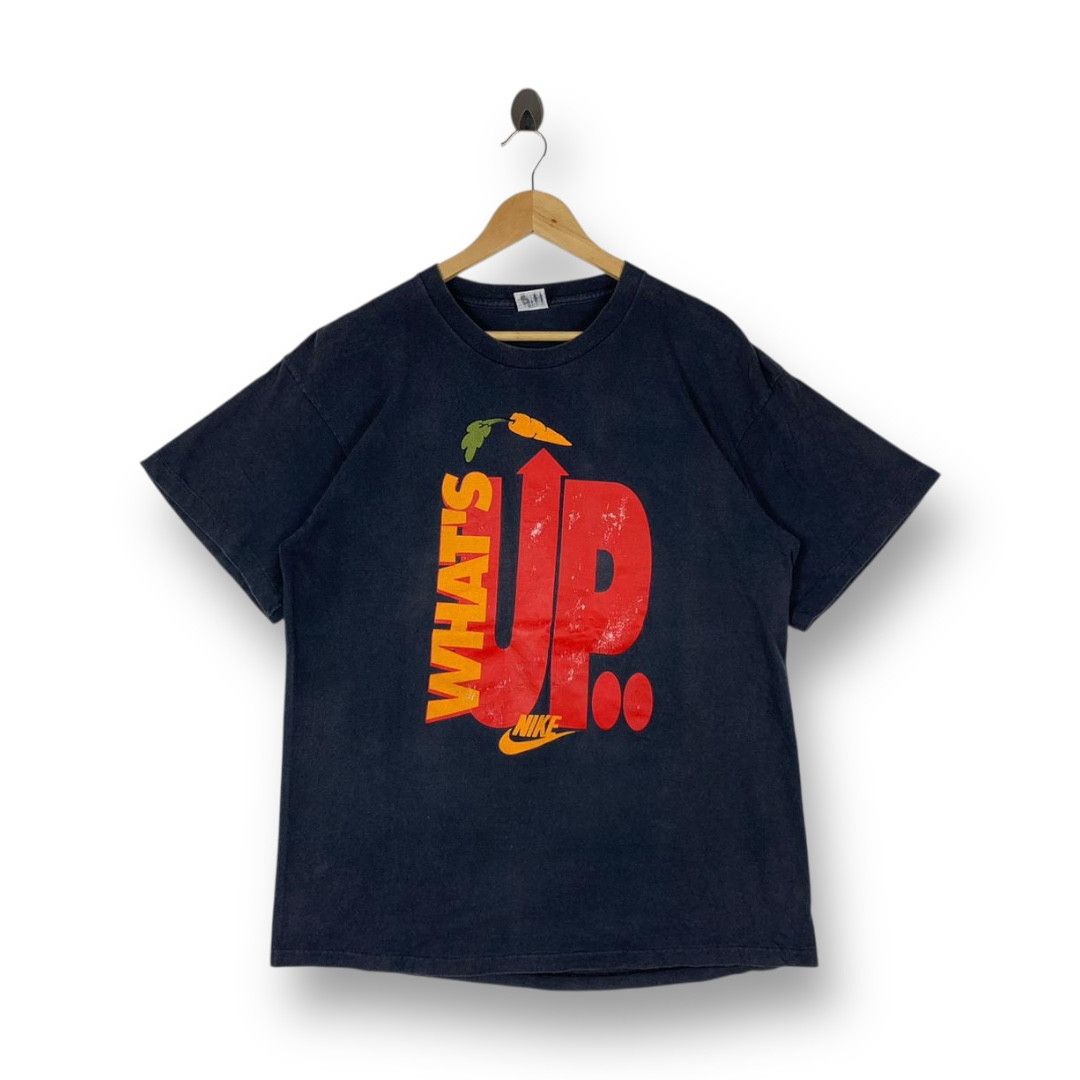 Nike Vintage 90s Nike Air Jordan Bugs Bunny "What's Up Jock?" Tee Size US XL / EU 56 / 4 - 1 Thumbnail
