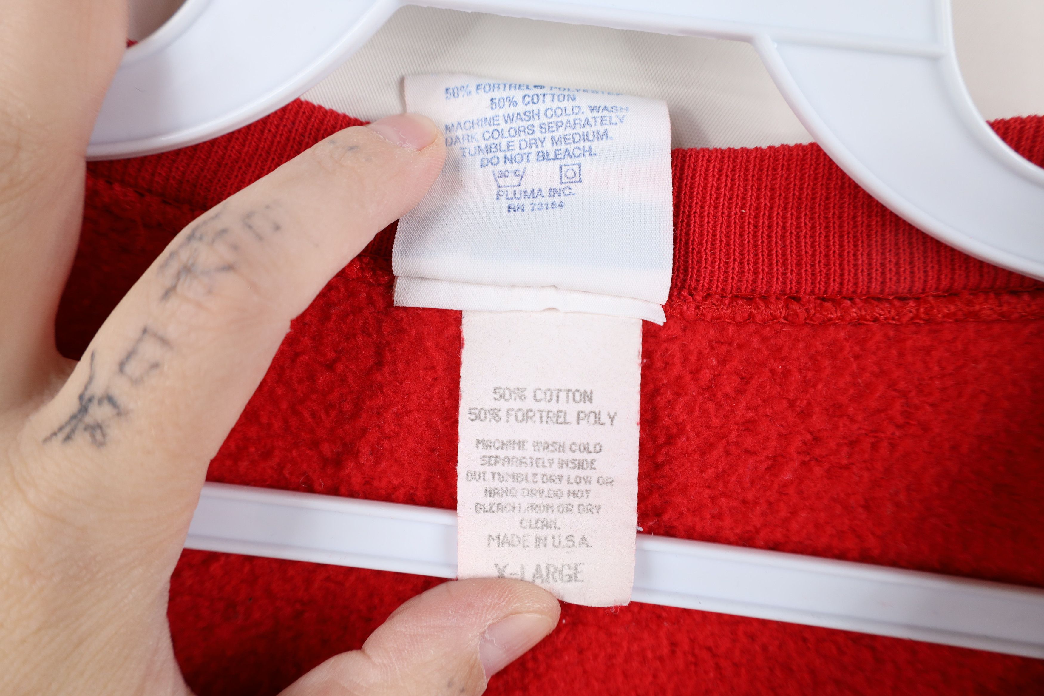 Vintage Vintage 90s Ohio State University Crewneck Sweatshirt USA Size US XL / EU 56 / 4 - 12 Thumbnail