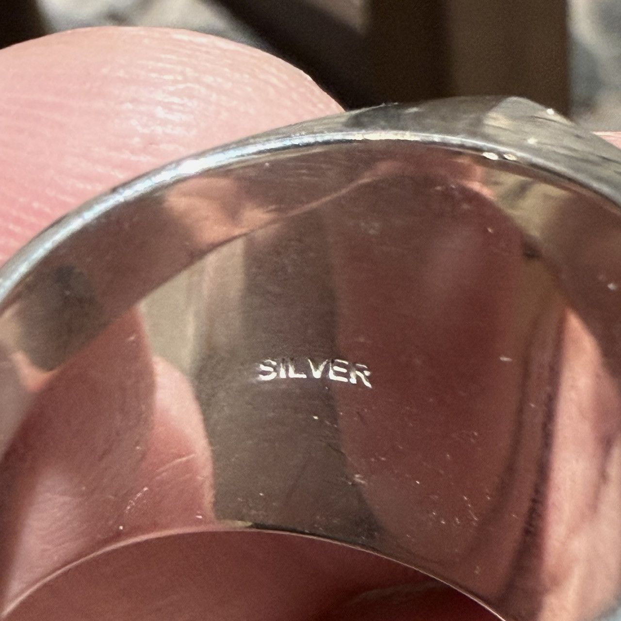 Undercover Undercover Arrow Signet Silver Ring - 10.5 US Size ONE SIZE - 7 Thumbnail