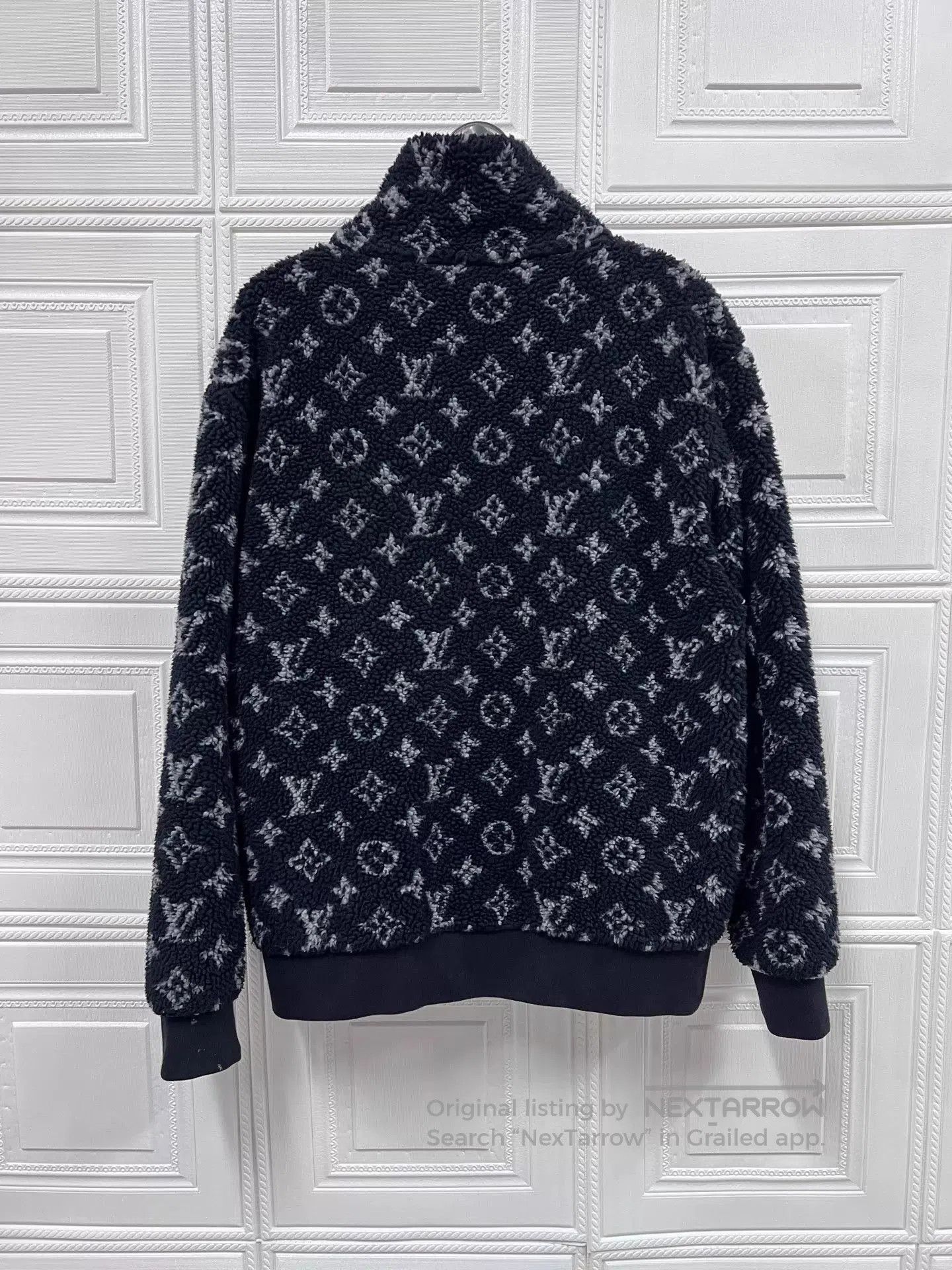 Louis Vuitton Black Fuzzy Patterned Zip. Size US S / EU 44-46 / 1 - 2 Thumbnail
