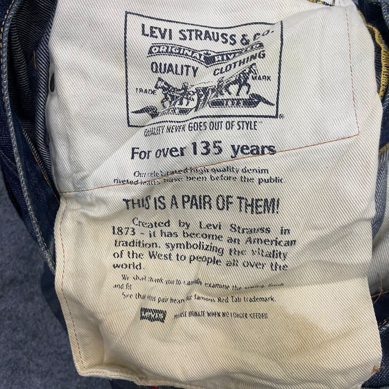 Japanese Brand Vintage Levis 505 Selvegde Redline Distressed Denim Size US 34 / EU 50 - 22 Thumbnail