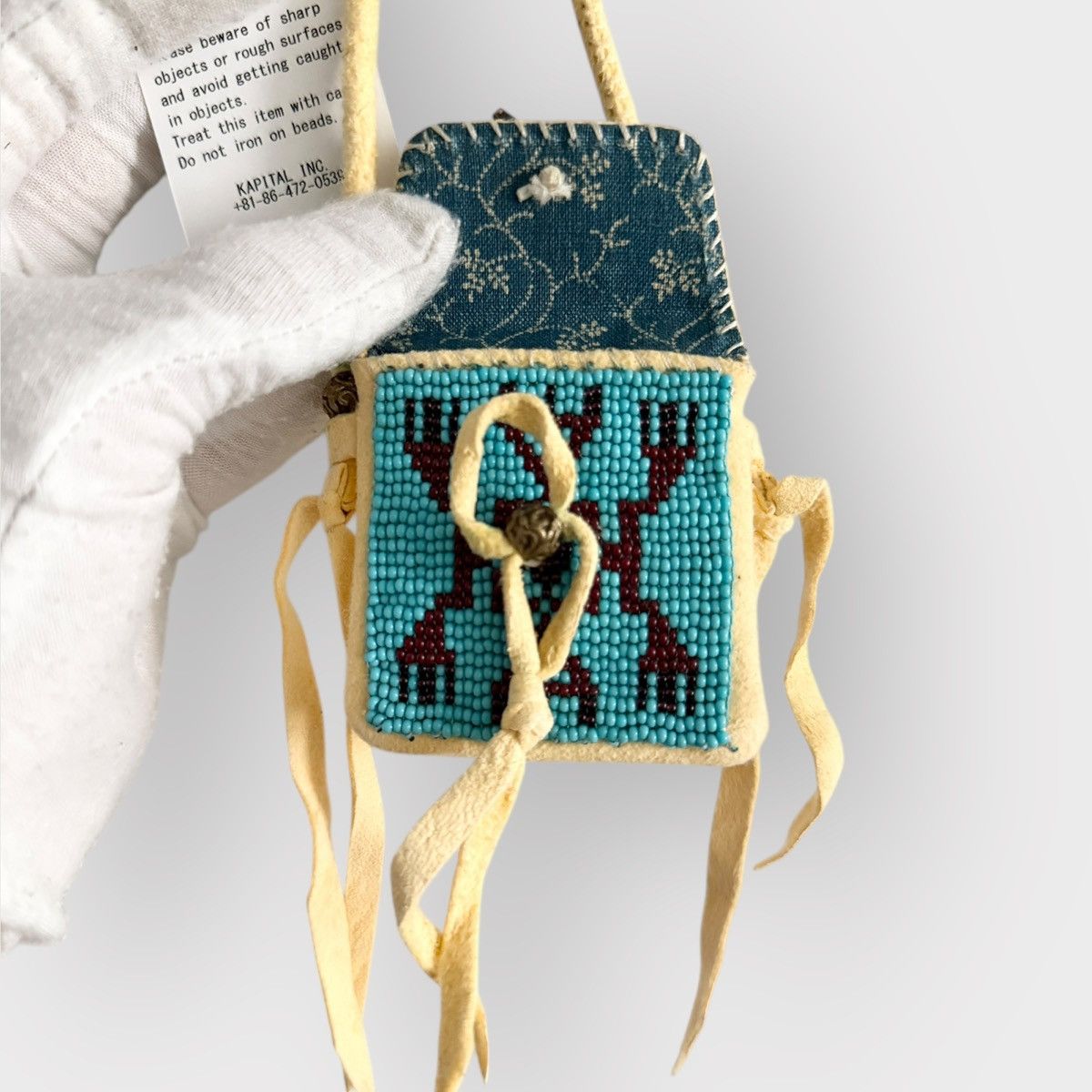 Kapital STEAL! Kapital Deer Leather Pueblo Charm Pouch Necklace Size ONE SIZE - 5 Thumbnail