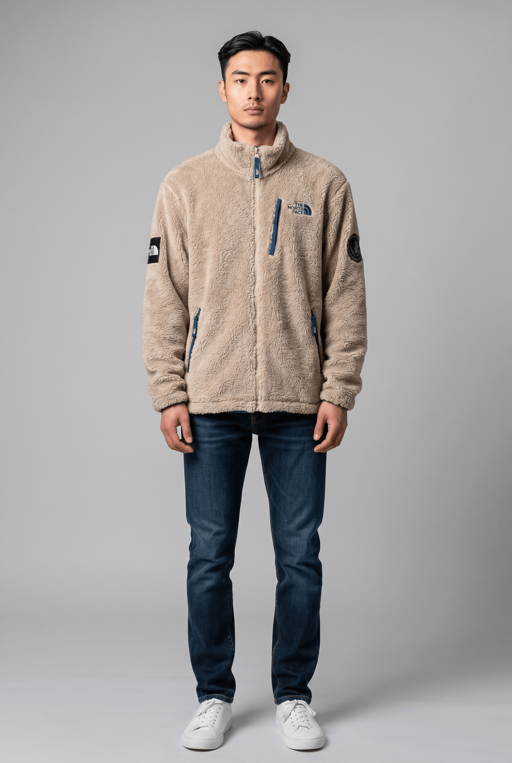 The North Face Vintage The North Face Boa Fleece Jacket Expedition Patch Size US XL / EU 56 / 4 - 1 Thumbnail