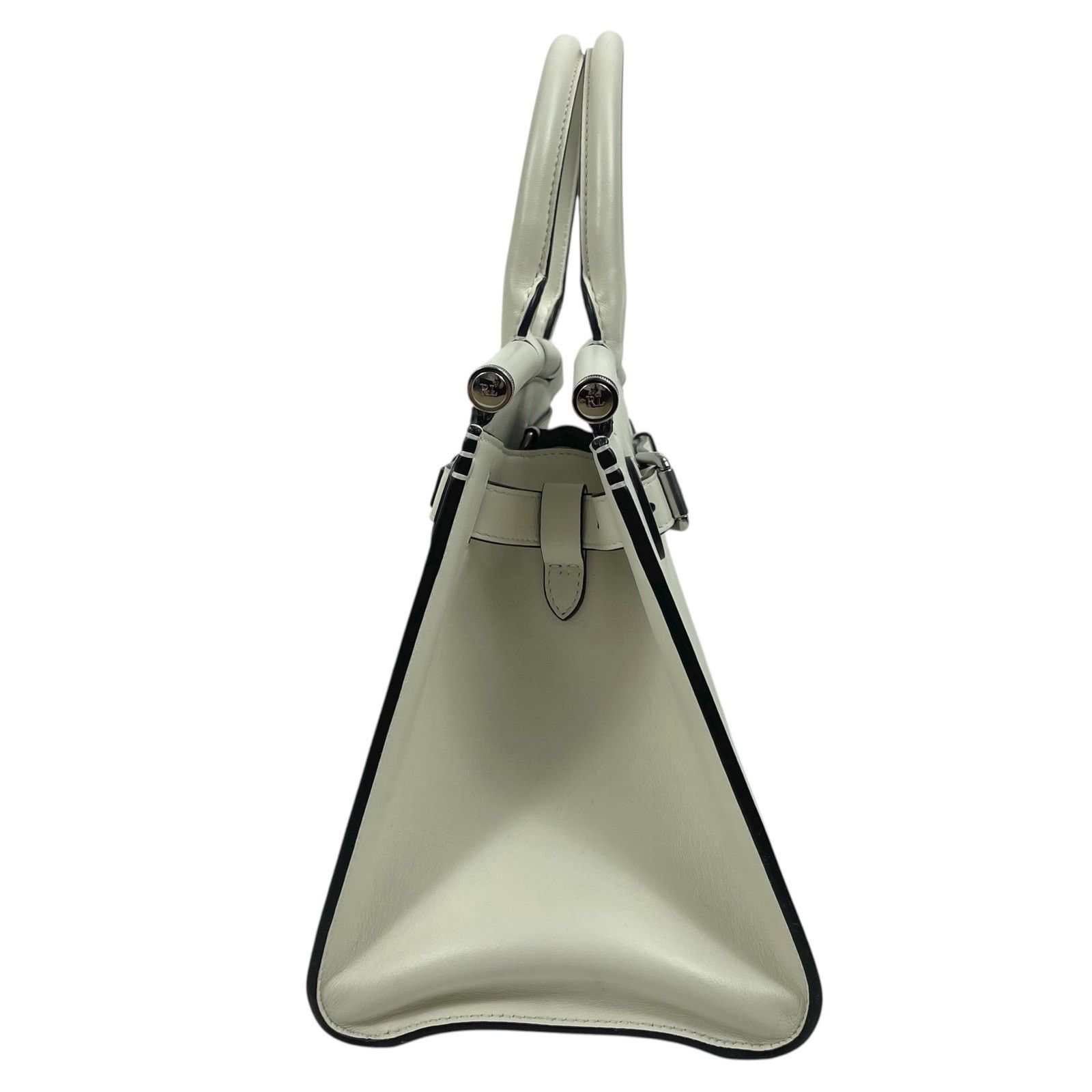 Ralph Lauren Ralph Lauren Collection RL50 Leather Medium Bag White Size ONE SIZE - 6 Thumbnail