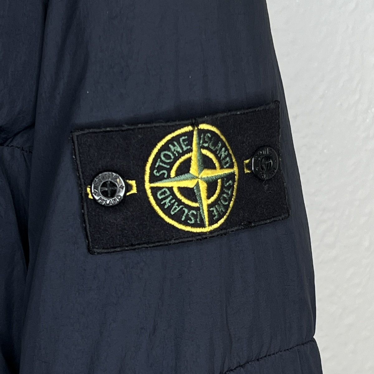 Stone Island Stone Island Puffer Goose Down Jacket Nylon Navy Badge Logo Size US L / EU 52-54 / 3 - 5 Thumbnail