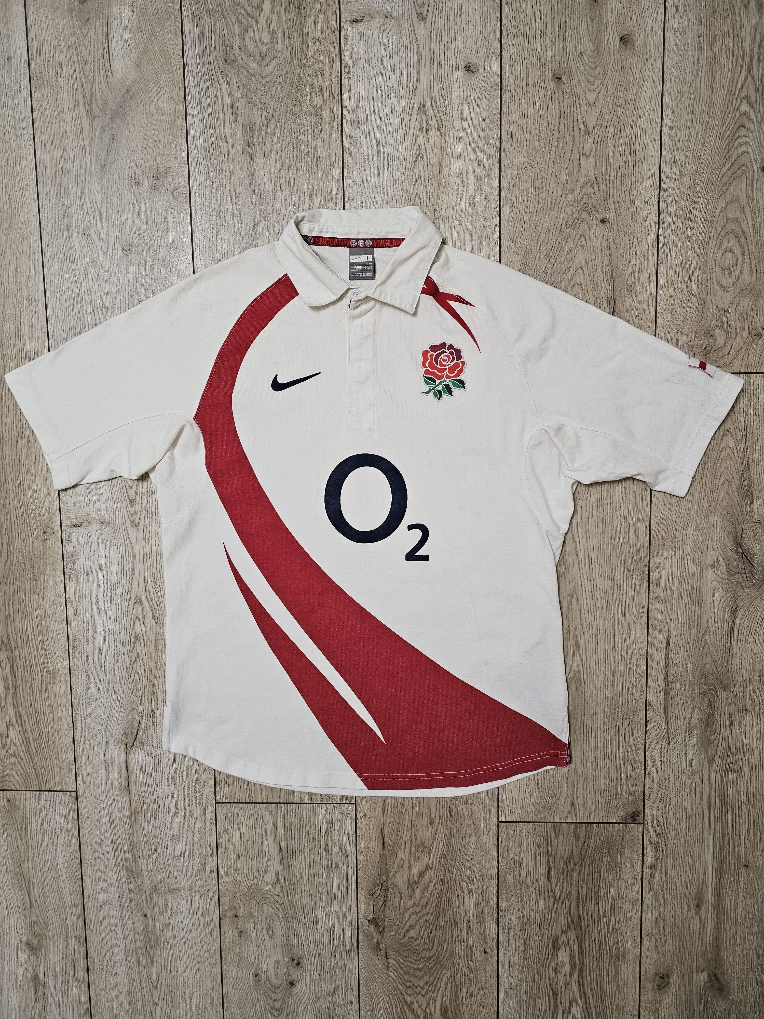 Nike × Vintage ENGLAND RUGBY JERSEY VINTAGE NIKE SHIRT RUGBY JERSEY Size US L / EU 52-54 / 3 - 1 Thumbnail