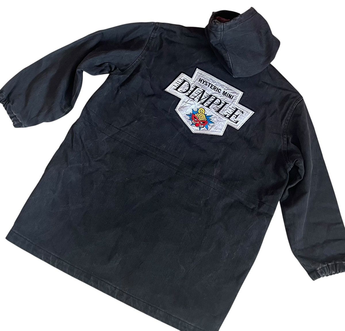 Hysteric Glamour TAX FREE 🇺🇸 hysteric mini patched faded dimple hooded jacket Size US S / EU 44-46 / 1 - 2 Thumbnail