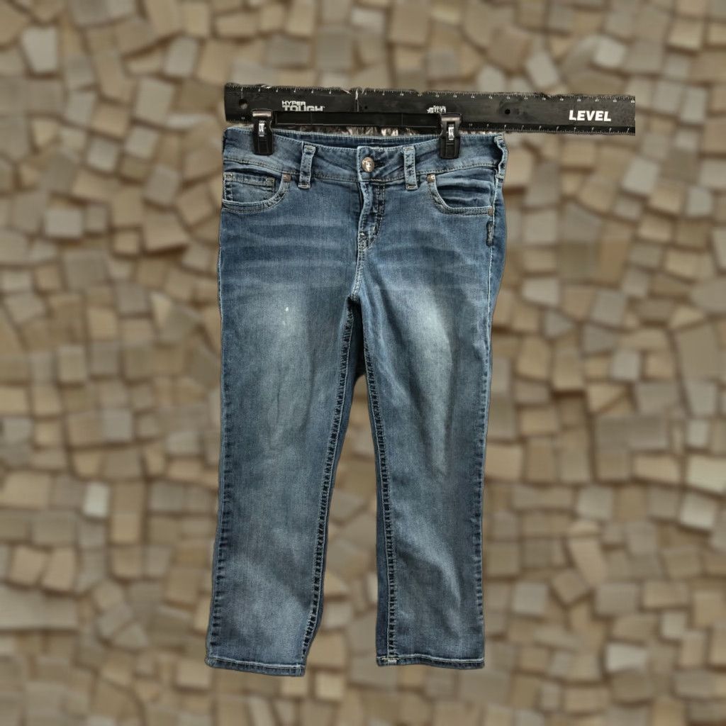 Silver Jeans Co. Silver Suki Capri Jeans Size 31 Womens Medium Wash Blue Size 24" / US 00 / IT 34 - 1 Thumbnail