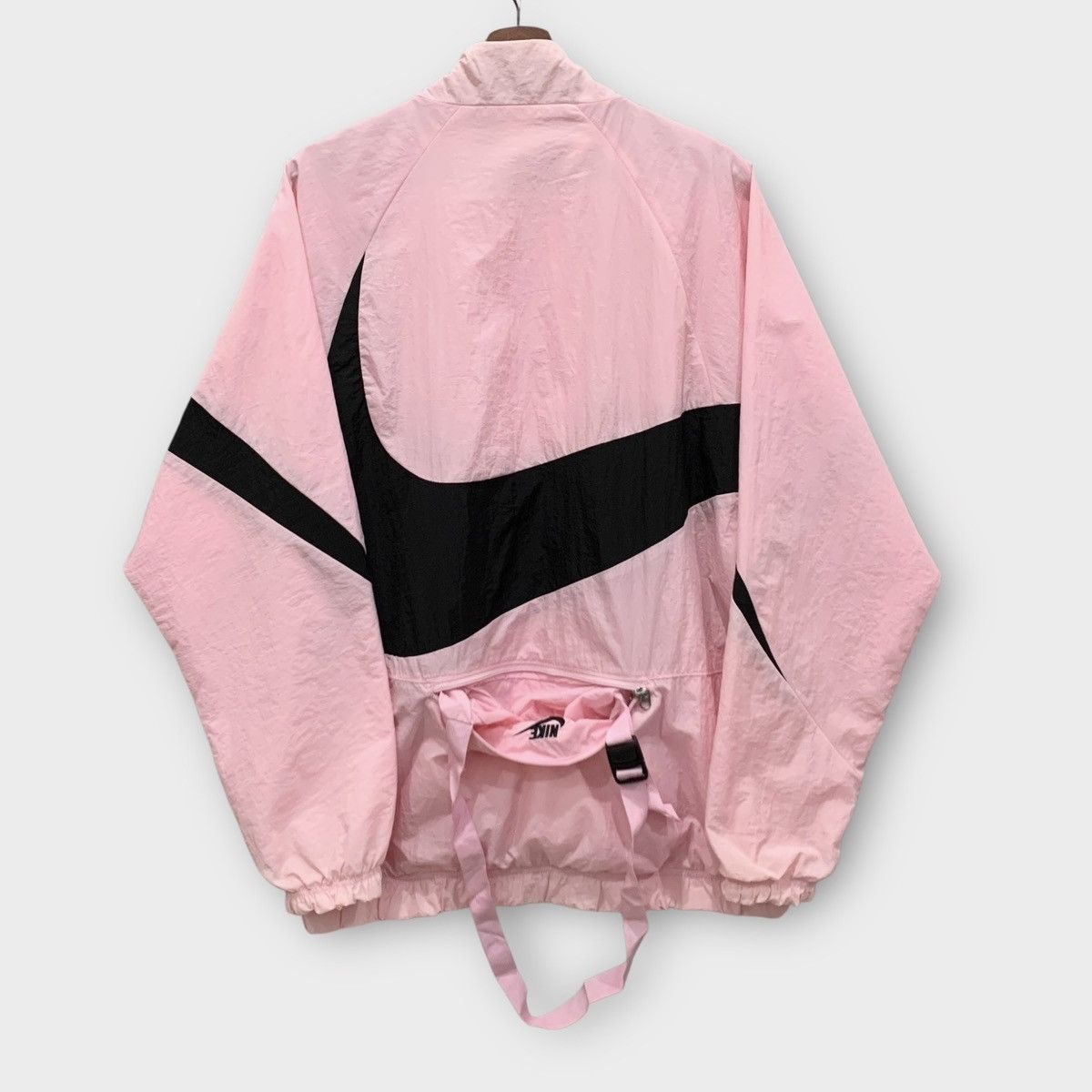 Nike NIKE BIG SWOOSH WOVEN ANORAK PACKABLE WINDBREAKER JACKET Size US L / EU 52-54 / 3 - 1 Thumbnail