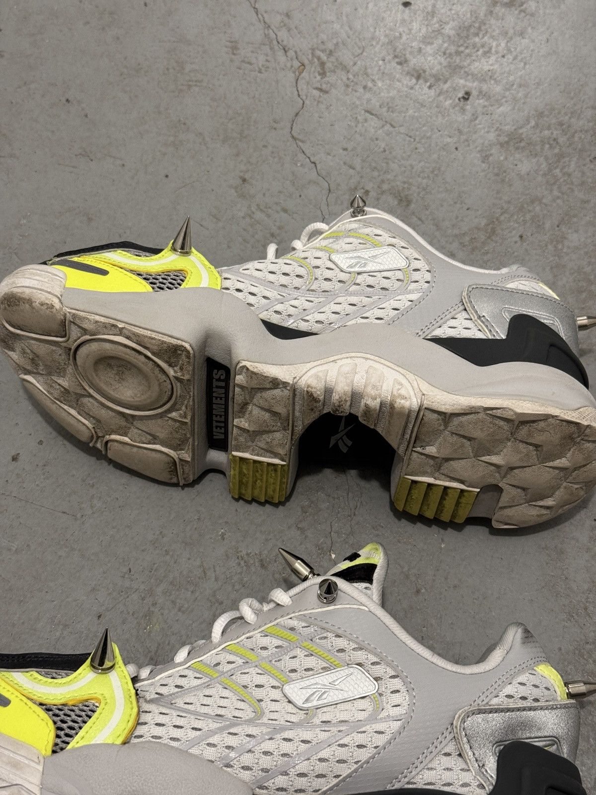 Reebok × Vetements *RARE* VETEMENTS DEMNA RUNWAY REEBOK SPIKE RUNNERS SNEAKERS Size US 8 / EU 41 - 11 Thumbnail