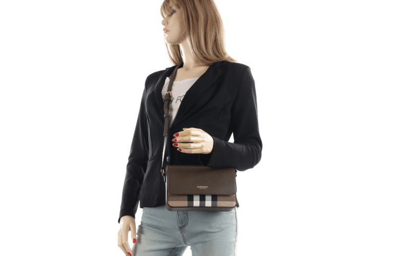Burberry o1w1db10226 Size: OS / Hampshire Check Crossbody Bag Size ONE SIZE - 8 Thumbnail