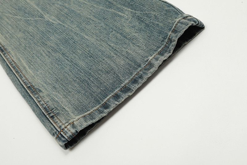 Vintage American retro high street cleanfit loose jeans Size US 32 / EU 48 - 6 Thumbnail