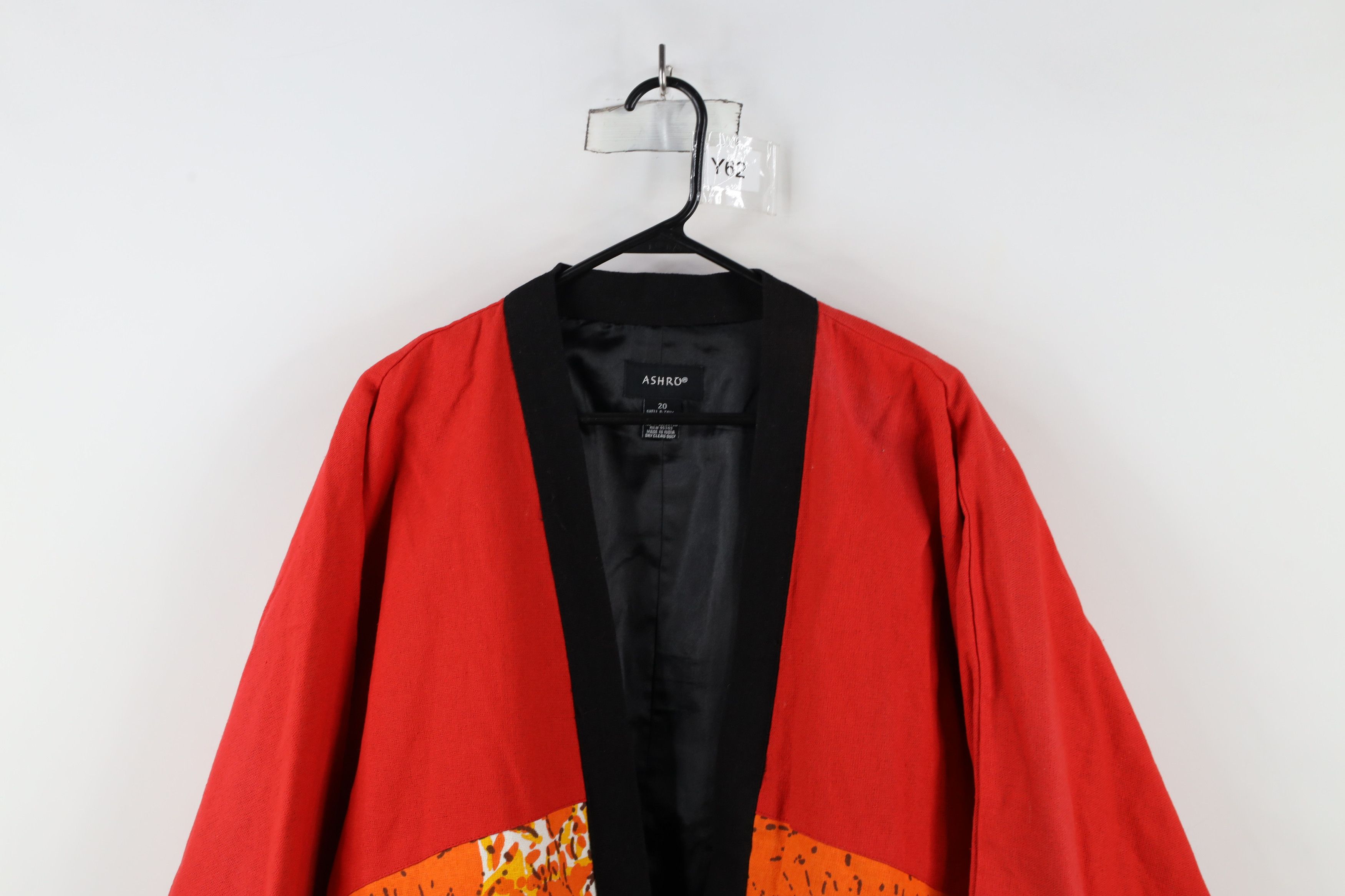 Vintage Vintage 90s Streetwear Art Open Front Jacket Cardigan Size 3XL / US 20-22 - 2 Thumbnail