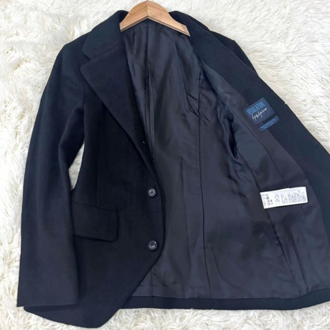 Yohji Yamamoto Yohji Yamamoto X Reguration Tailored Jacket Men Color Black Wool Size S Used Jacket Size US S / EU 44-46 / 1 - 2 Thumbnail