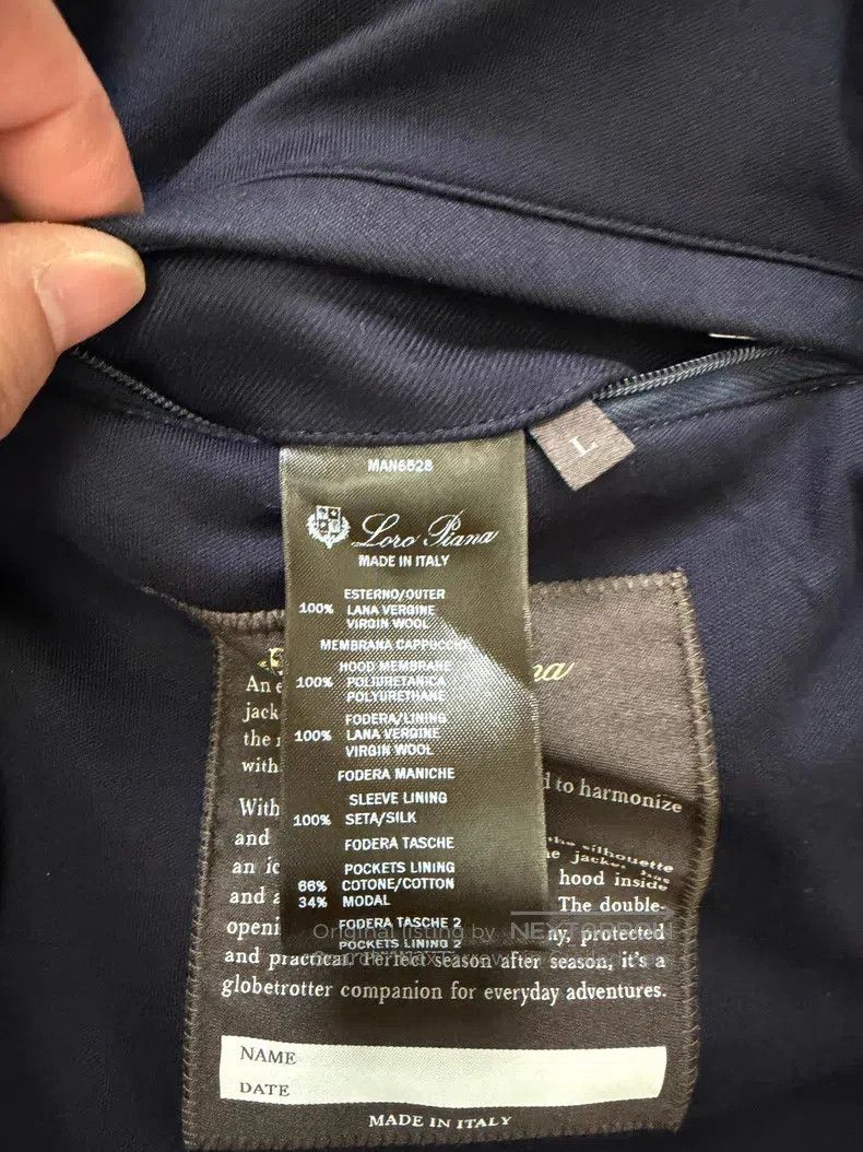 Loro Piana Loro Piana Navy Blue GOK King's Gift Series Men's Traveler Size US L / EU 52-54 / 3 - 9 Thumbnail