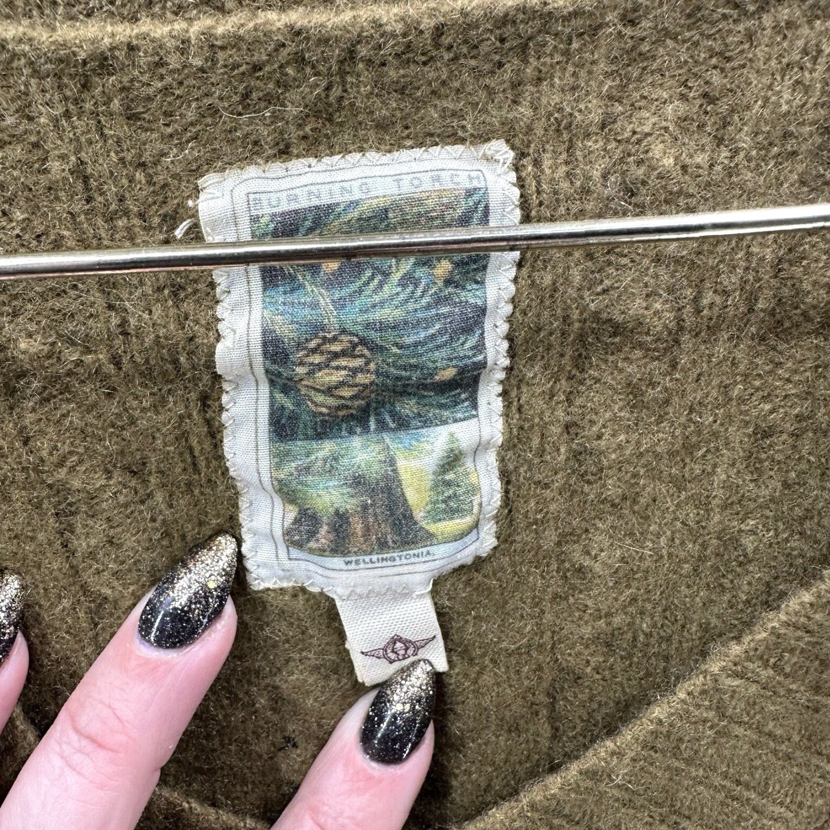 Anthropologie Anthropologie Burning Torch Sweater Women's Large Recycled Cashmere Brown Knit Pullover Bohemian Fall Winter 2010s Womens Size L / US 10 / IT 46 - 7 Thumbnail