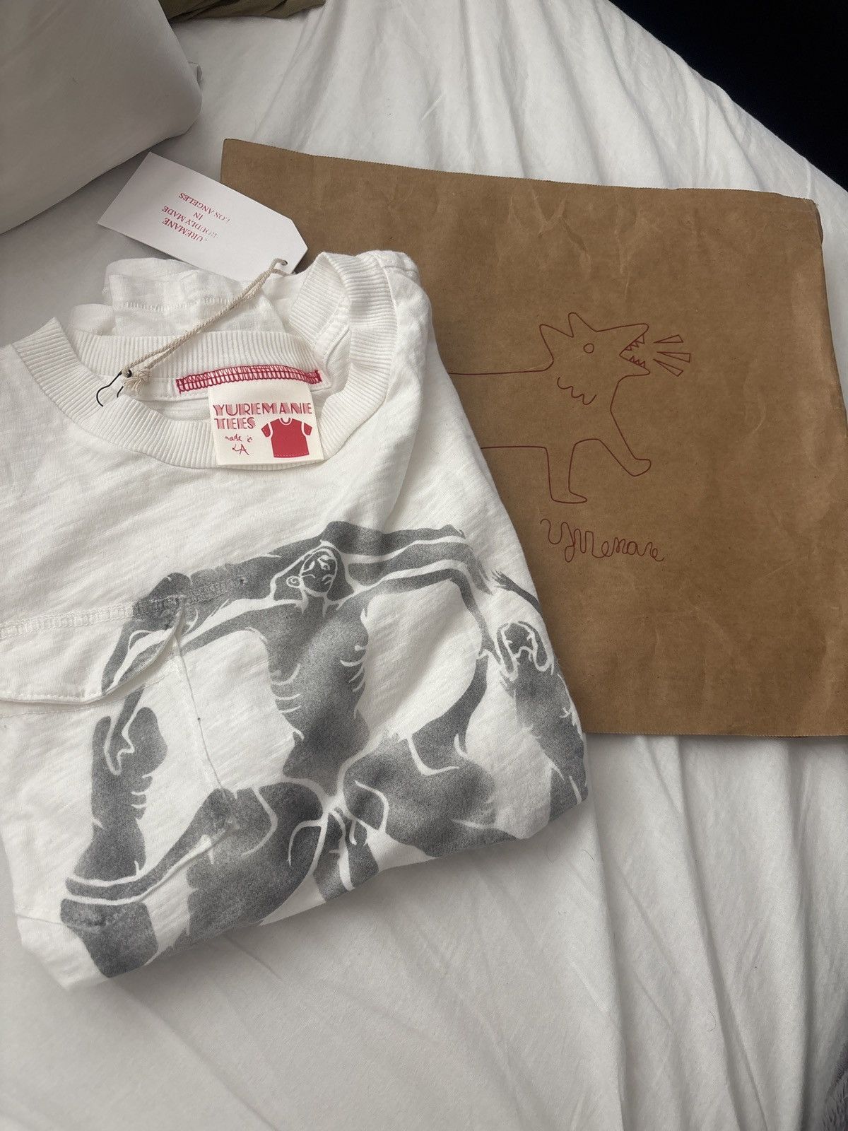 Other × Vintage Yuremane bone baby tee Size US L / EU 52-54 / 3 - 3 Thumbnail