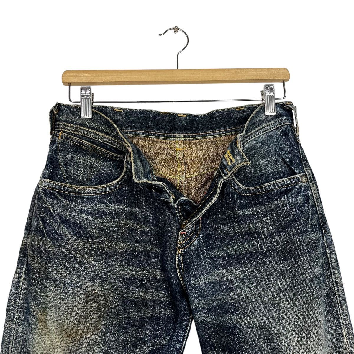 14th Addiction Vintage Wrangler Distressed Denim Jeans Size 28" / US 6 / IT 42 - 15 Thumbnail