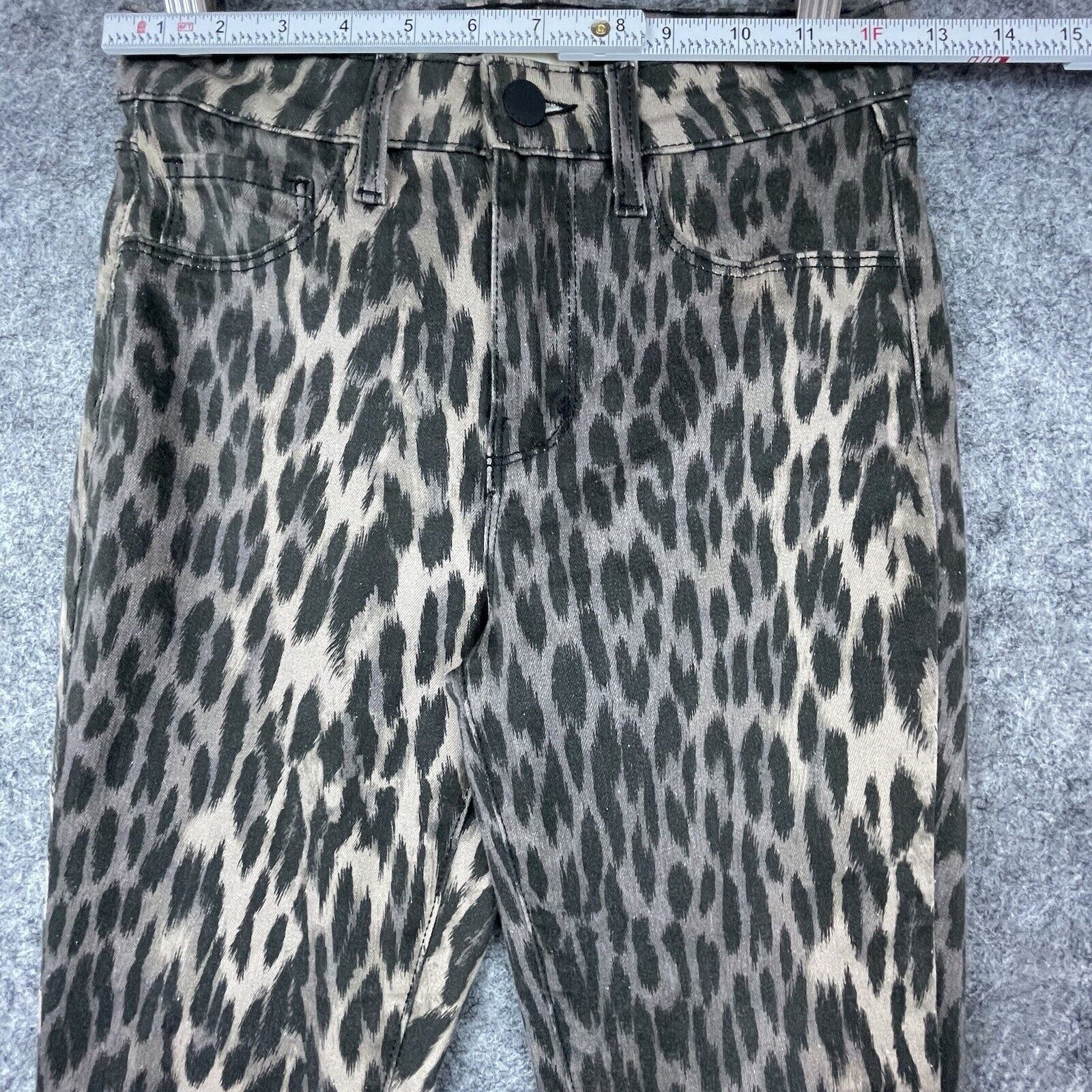 L'AGENCE L'Agence Jeans Women 25 Cheetah Marguerite High Rise Leopard Size 25" / US 0 / IT 36 - 6 Thumbnail
