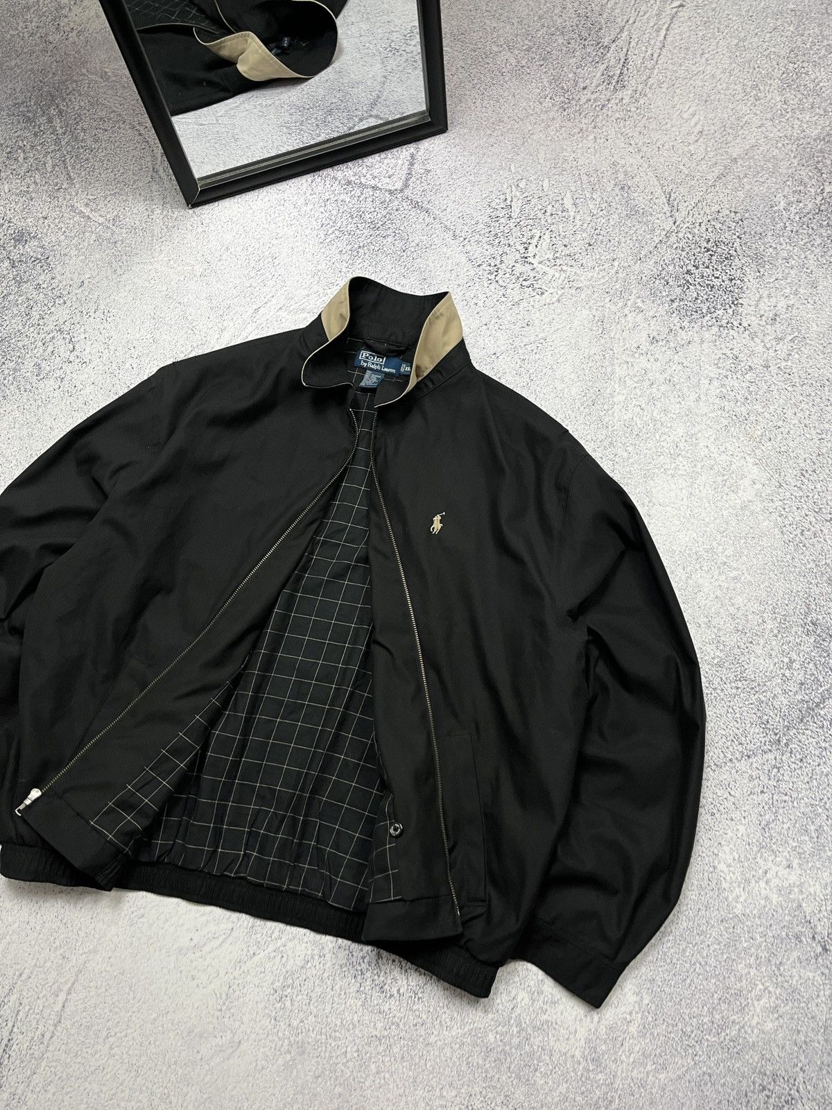Polo Ralph Lauren Vintage Polo Ralph Lauren Checkered Bomber Plaid Jacket Rare Size US XXL / EU 58 / 5 - 9 Thumbnail