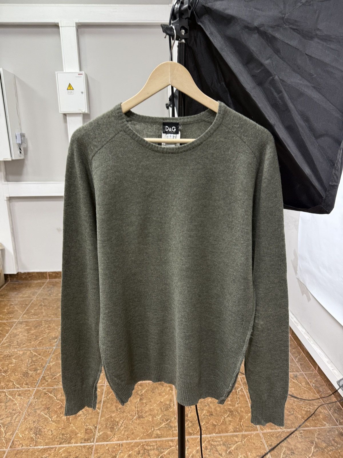 Dolce & Gabbana 🇮🇹 Vintage 90s Dolce Gabbana Wool Sweater Made in Italy Retro Size US L / EU 52-54 / 3 - 1 Thumbnail