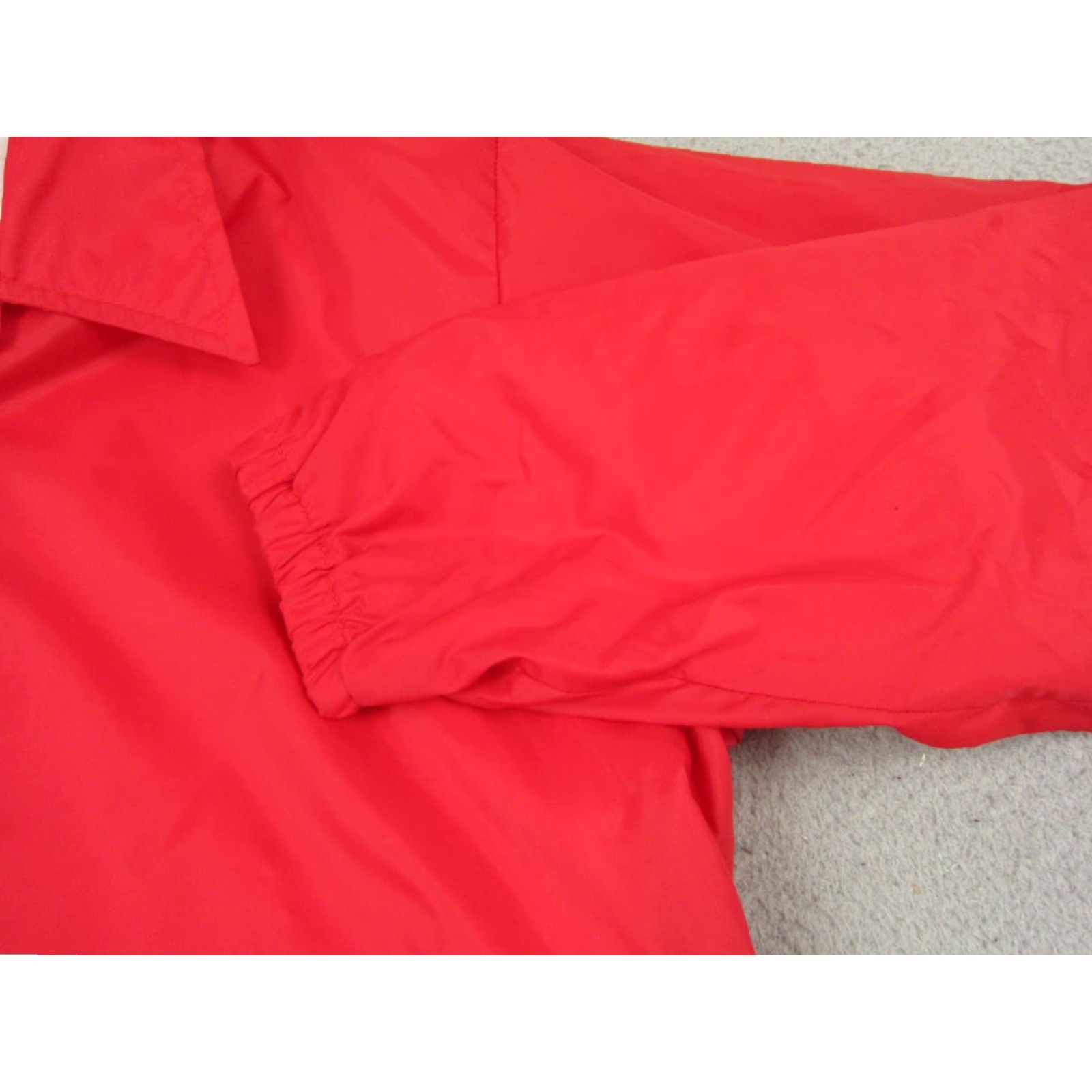 Vintage VINTAGE Powers Jacket Mens L Red Windbreaker Snap Button USA 90s Logo Quilted Lined Workwear Casual Jacket Size US L / EU 52-54 / 3 - 6 Thumbnail