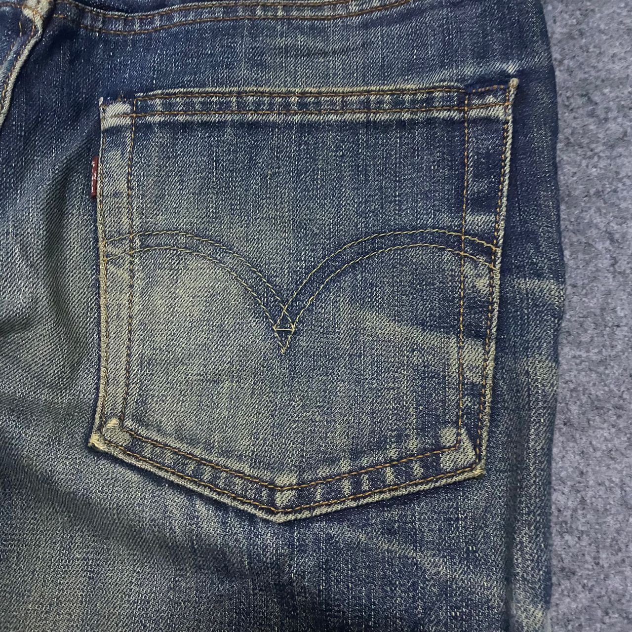 Levi's 💥Best Offer💥Vintage 90s Levis Distressed Kurt Cobain Style Size US 32 / EU 48 - 8 Thumbnail