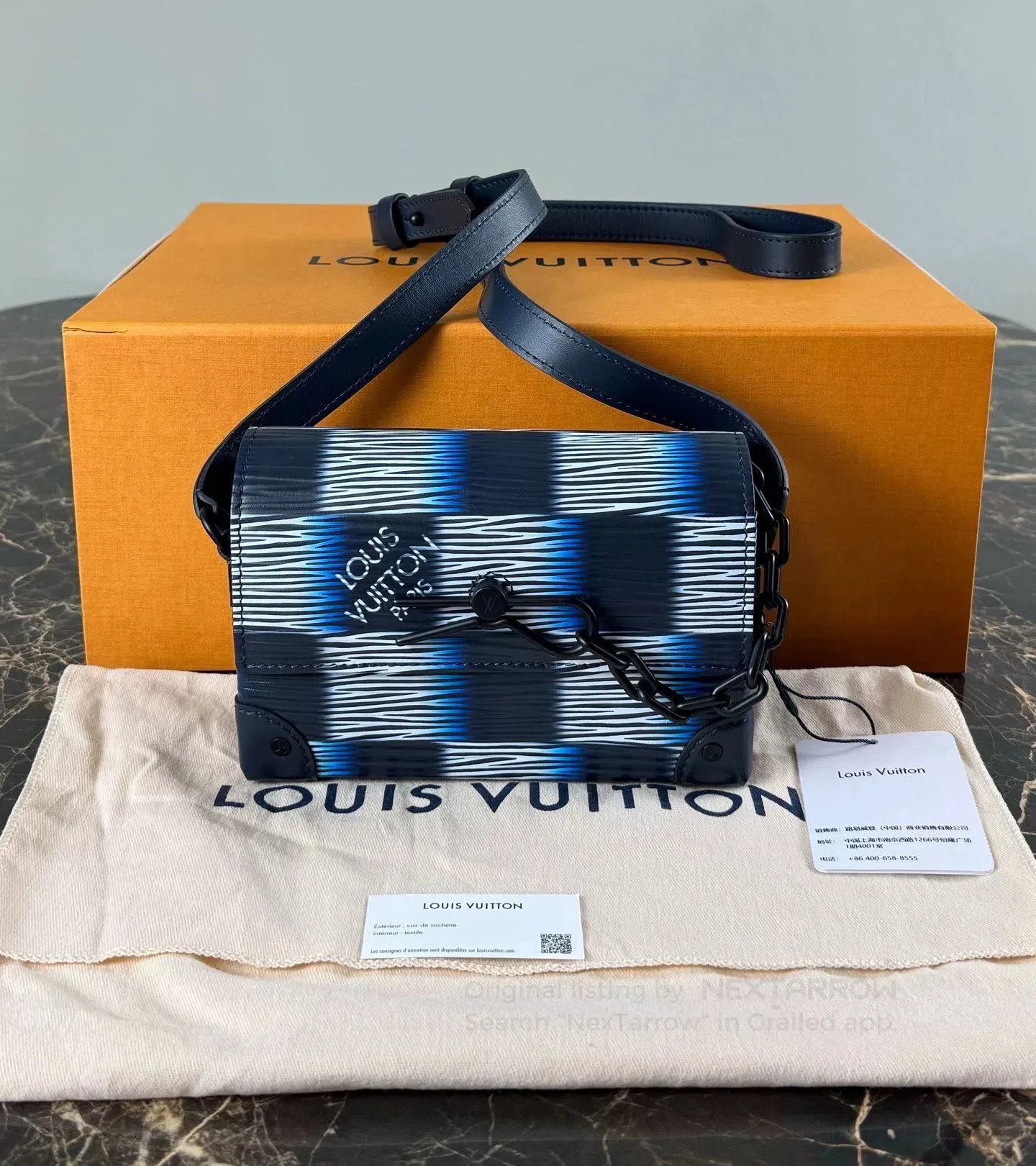 Louis Vuitton LV Steamer Phantom Night Checkerboard. Size ONE SIZE - 1 Thumbnail