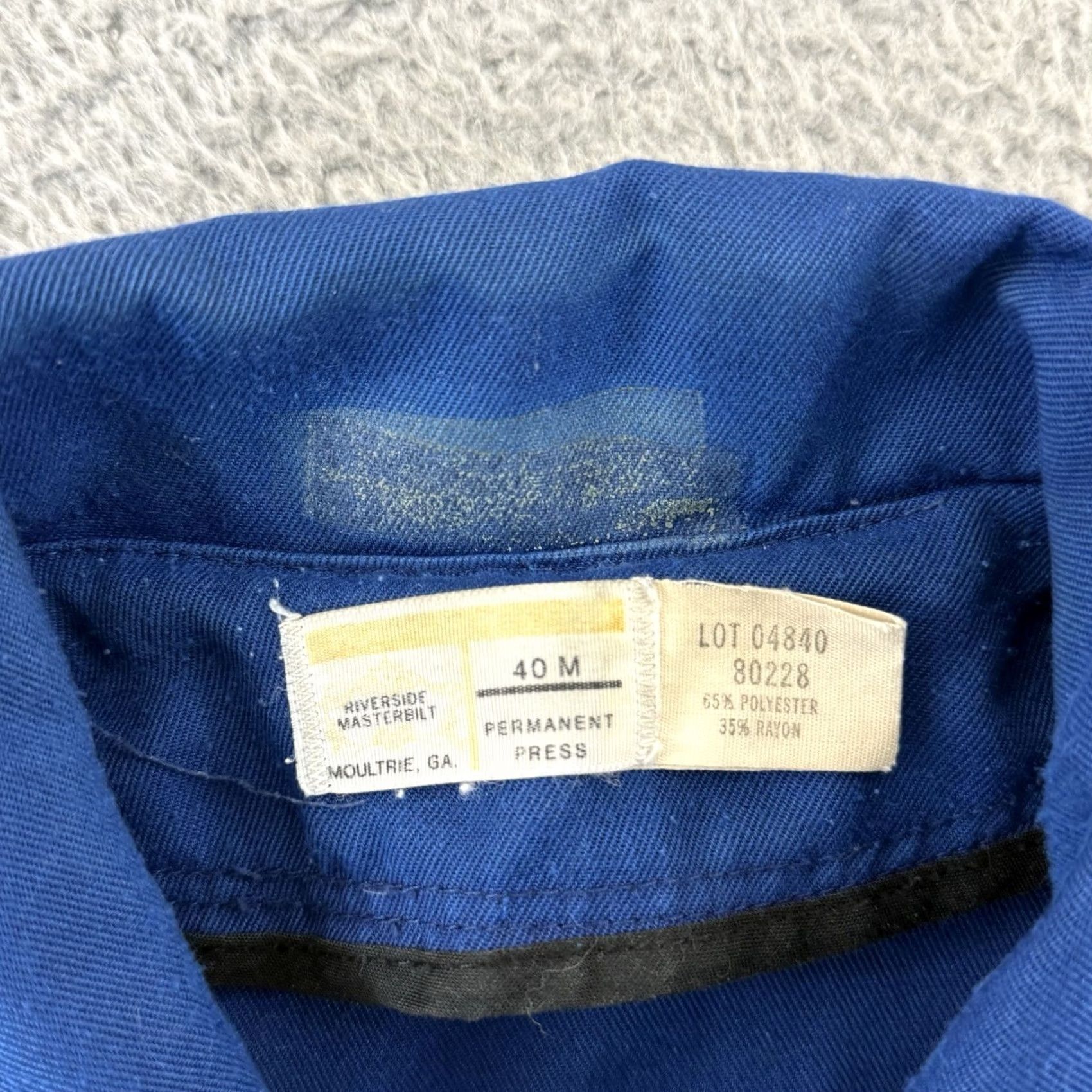 Vintage VINTAGE Pepsi Jacket Mens M Blue 70s Delivery Driver Employee Coat Workwear Bomber Jacket Full Zip Cotton Blend Canvas Logo Zipper Mid-Length Size US M / EU 48-50 / 2 - 6 Thumbnail