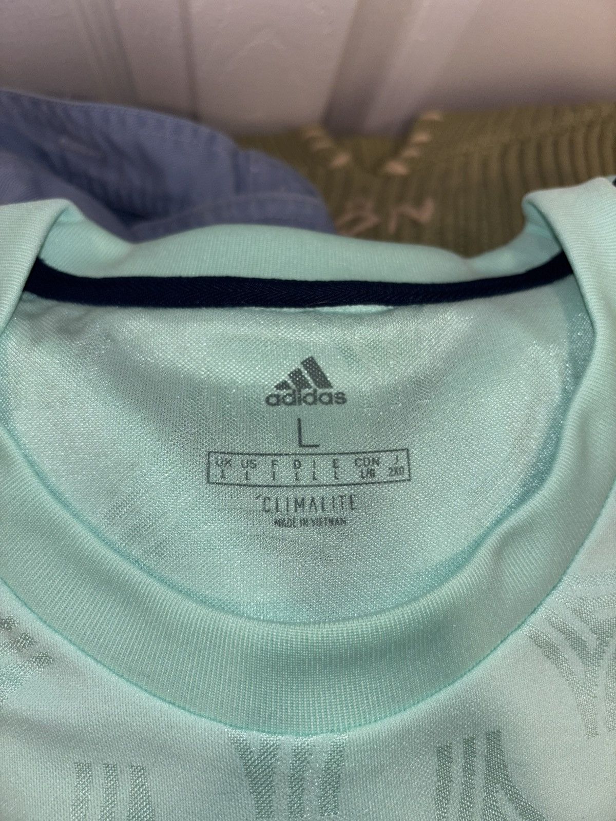 Adidas Adidas Climalite Soccer Shirt Size US L / EU 52-54 / 3 - 3 Thumbnail