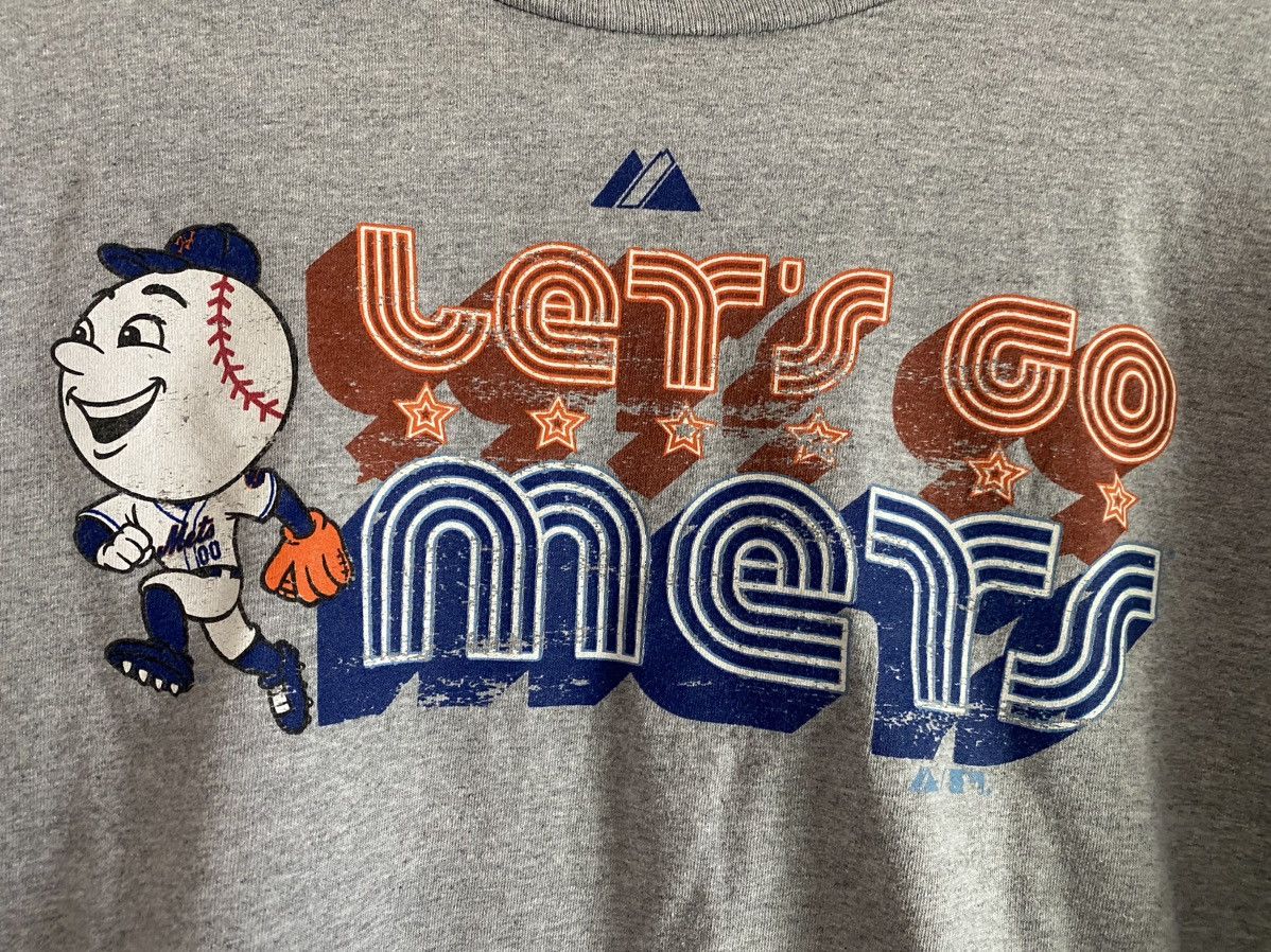 MLB × Vintage Vintage Mr Met shirt NY Mets MLB baseball Size US L / EU 52-54 / 3 - 2 Thumbnail