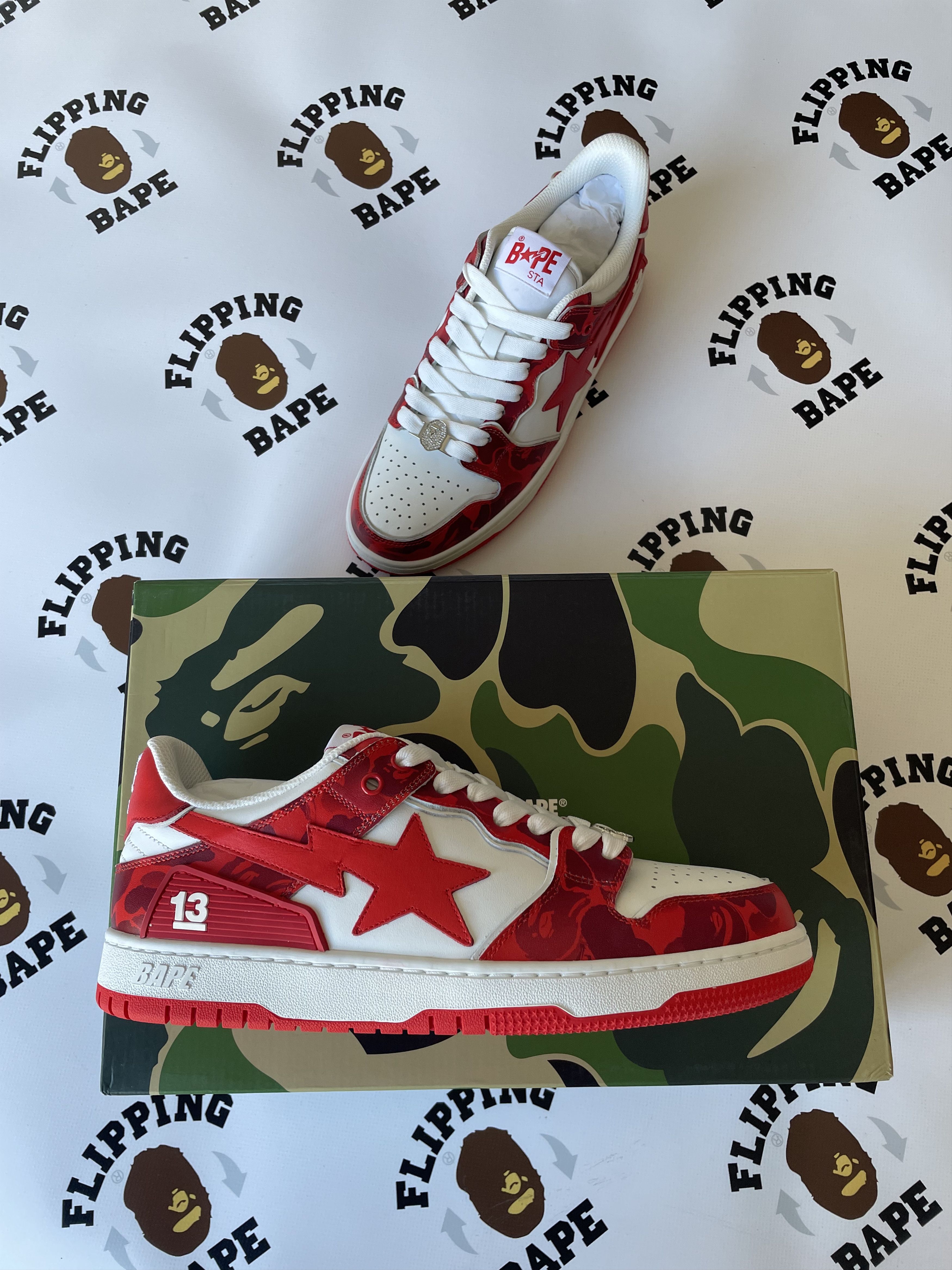 Bape BAPE CHINA 13th ANNIVERSARY SK8STA Size US 9.5 / EU 42-43 - 2 Thumbnail