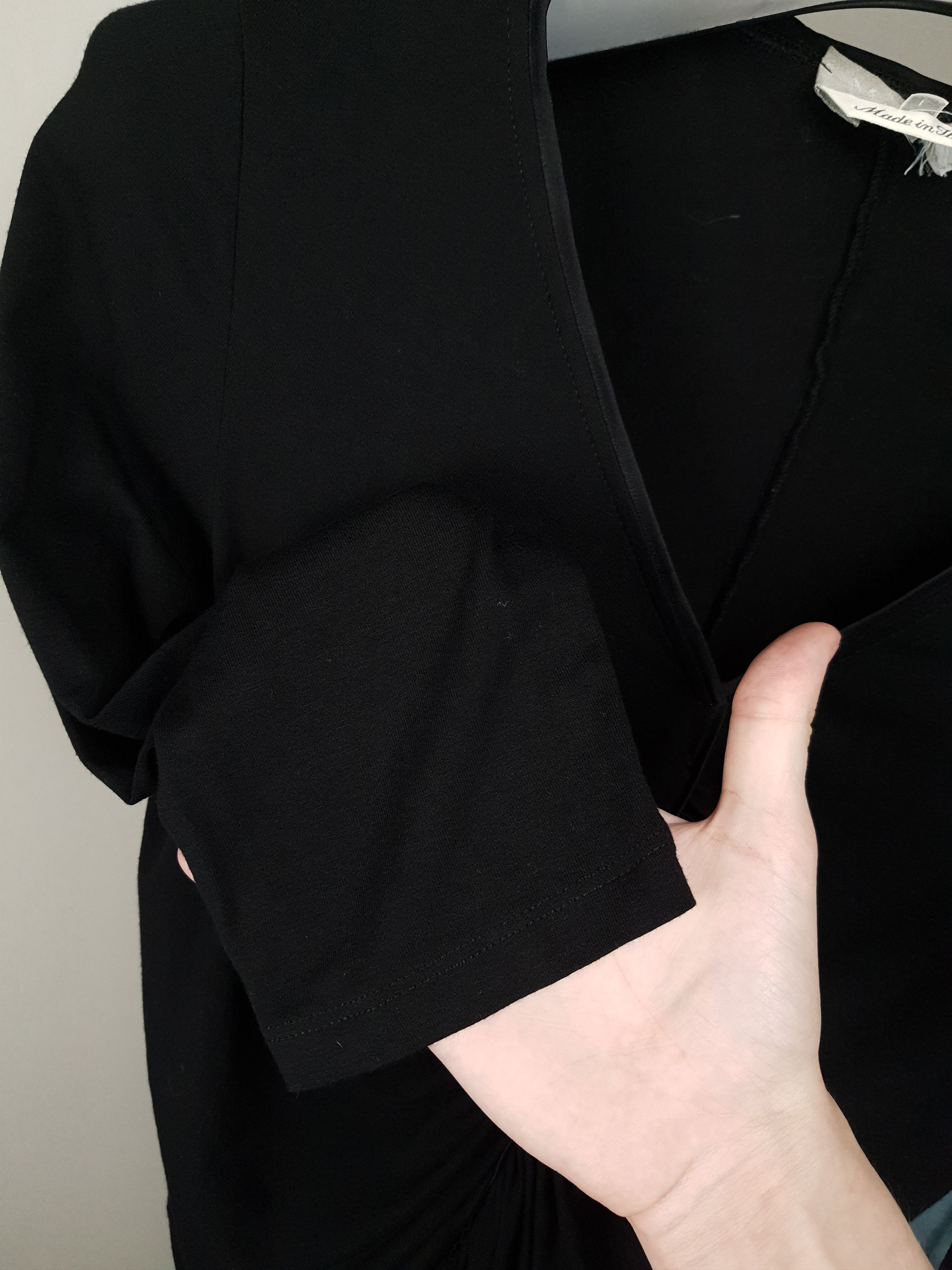 Designer × Max Mara RARE Vintage Max Mara V-Neck Blouse with Pulled Pleats Size M / US 6-8 / IT 42-44 - 6 Thumbnail