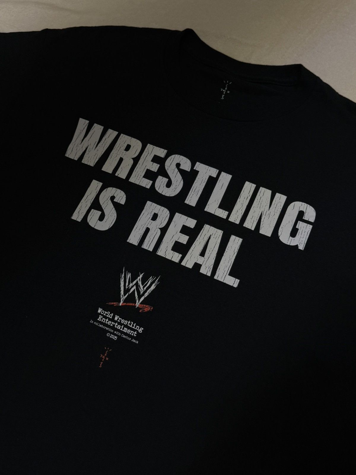 Travis Scott × WWE Travis Scott Cactus Jack T-Shirt Size US L / EU 52-54 / 3 - 2 Thumbnail