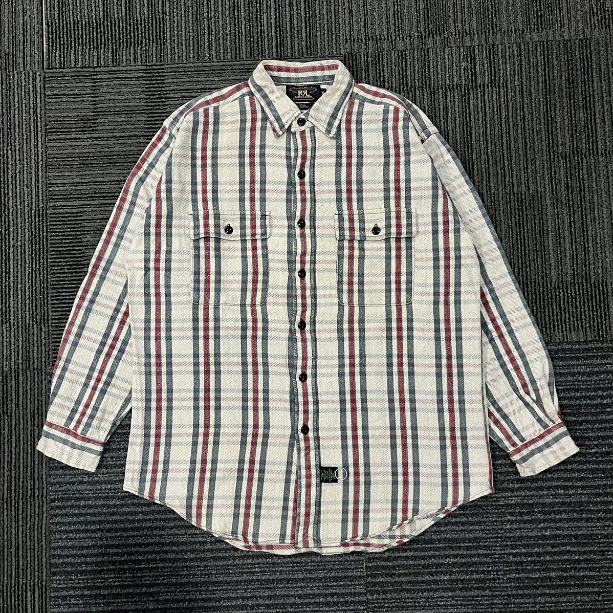 RRL Ralph Lauren RRL Heavyweight Flannel Shirt Size US XL / EU 56 / 4 - 1 Thumbnail